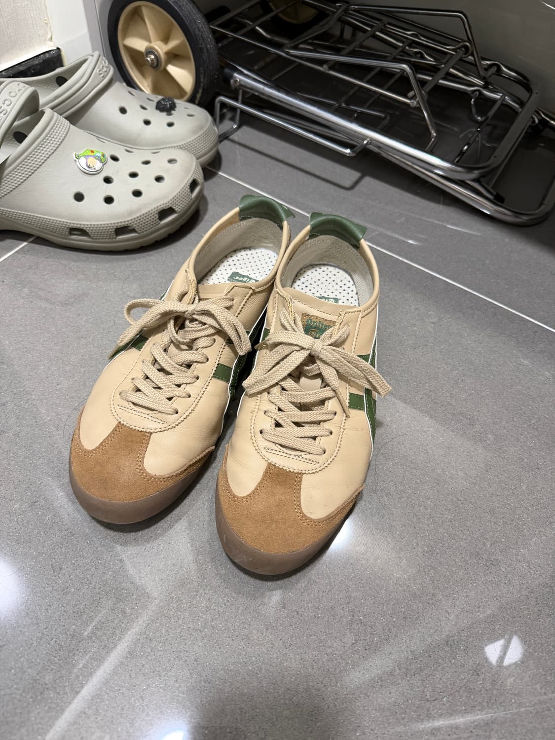 오니츠카타이거 멕시코66 베이지 그라스그린 275 상품이미지2