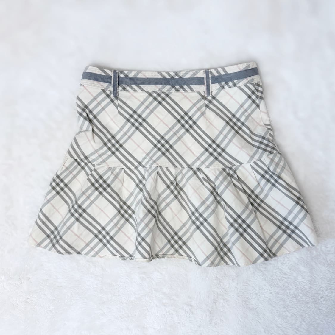 Burberry 버버리 블루라벨 히메갸루 솜사탕 노바체크 미니 스커트 상품이미지3