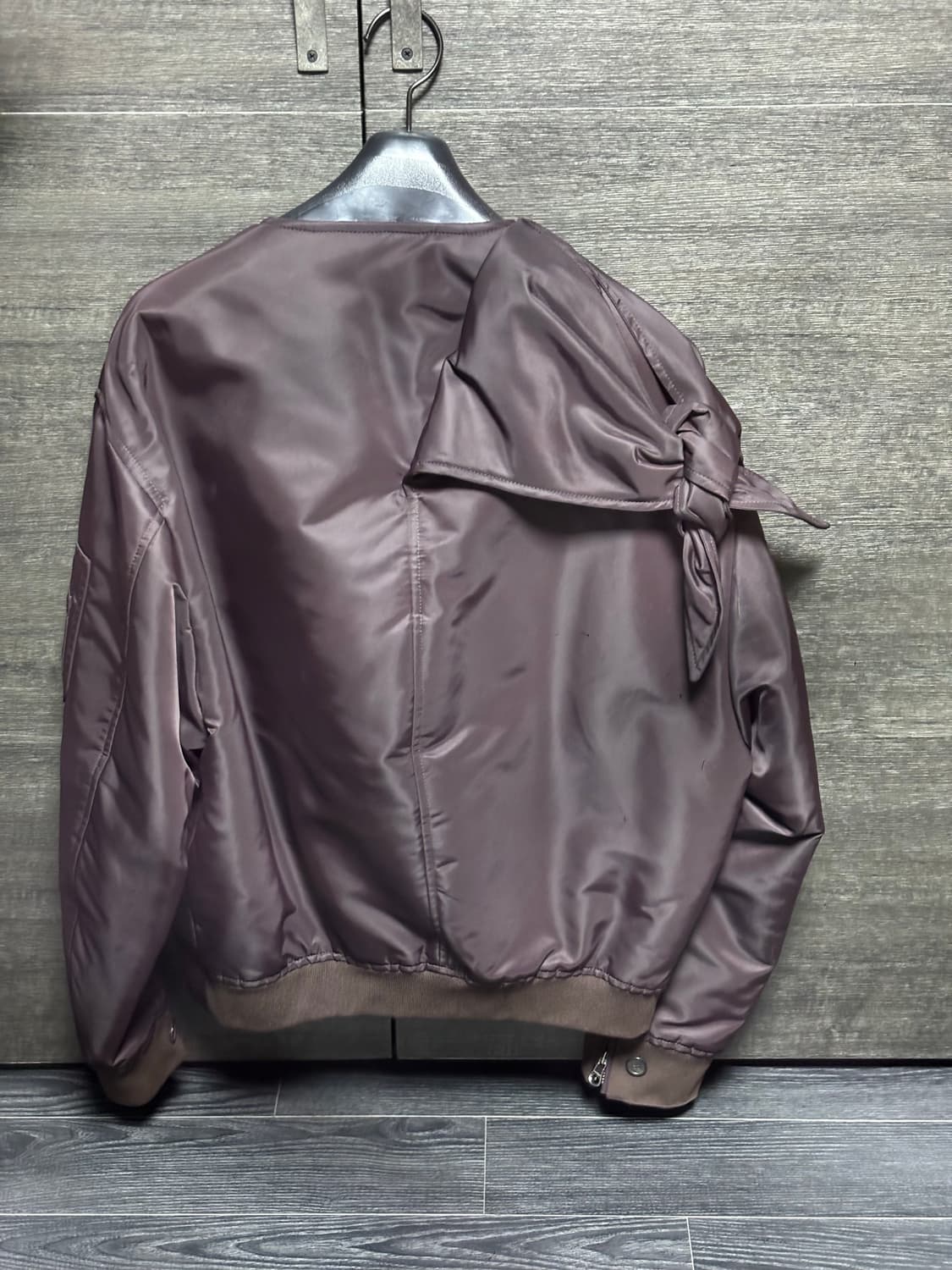 꾸레쥬 보우칼라 봄버재킷 상품이미지9