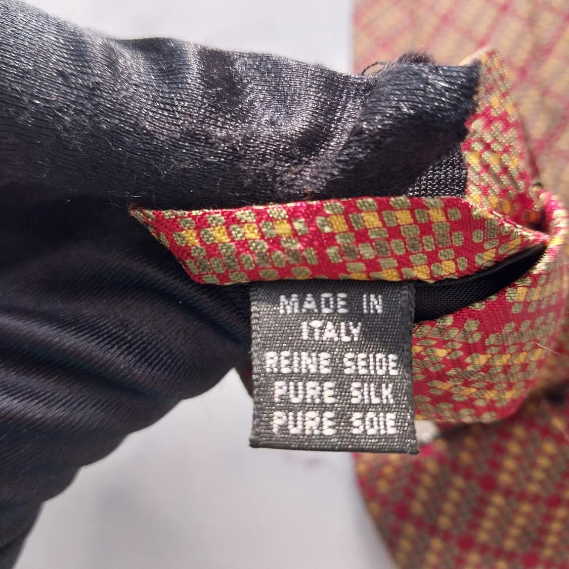 캘빈클라인 실크 브라운 체크 넥타이 9.5cm A+등급 K1278
 상품이미지10