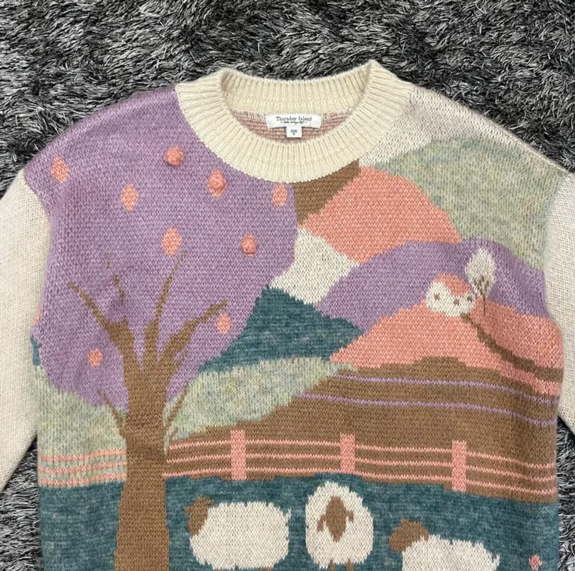 써스데이아일랜드 여성 니트 (S) 상품이미지2