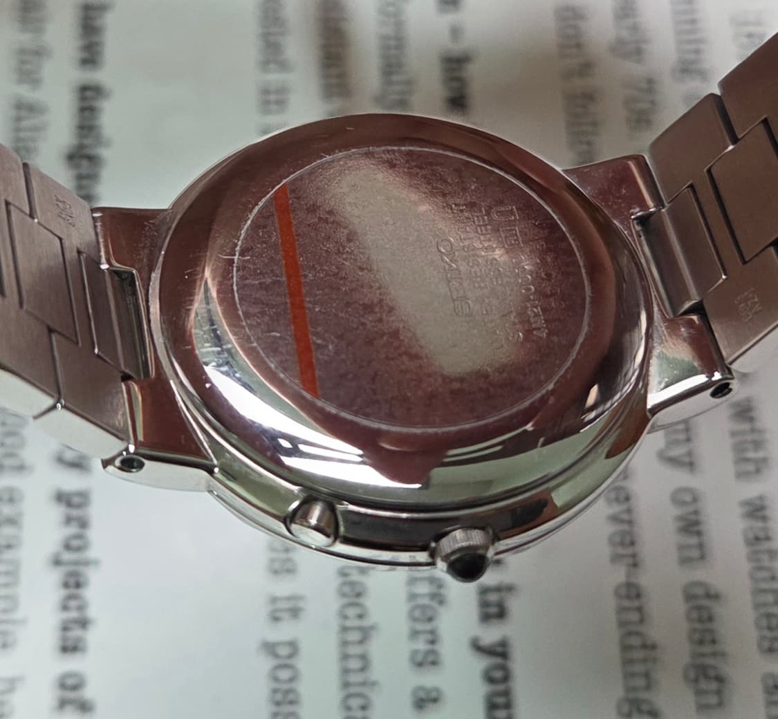 레어] 빈티지 세이코 돌체 블루자개판 칼침핸즈 각베젤 논데이트 슬림쿼츠 상품이미지8