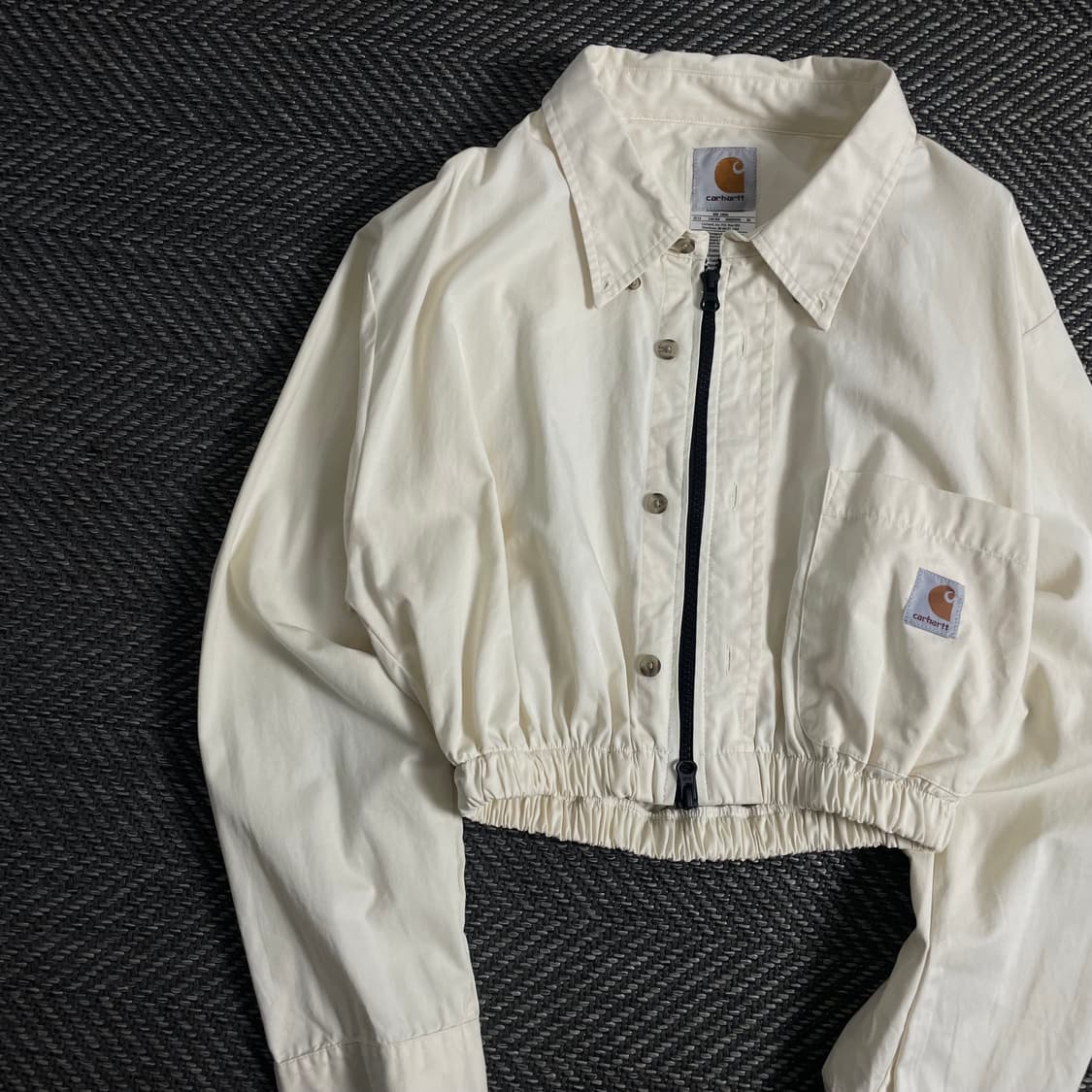 칼하트 리메이크 투웨이 크롭 셔츠 자켓o 3530 상품이미지3