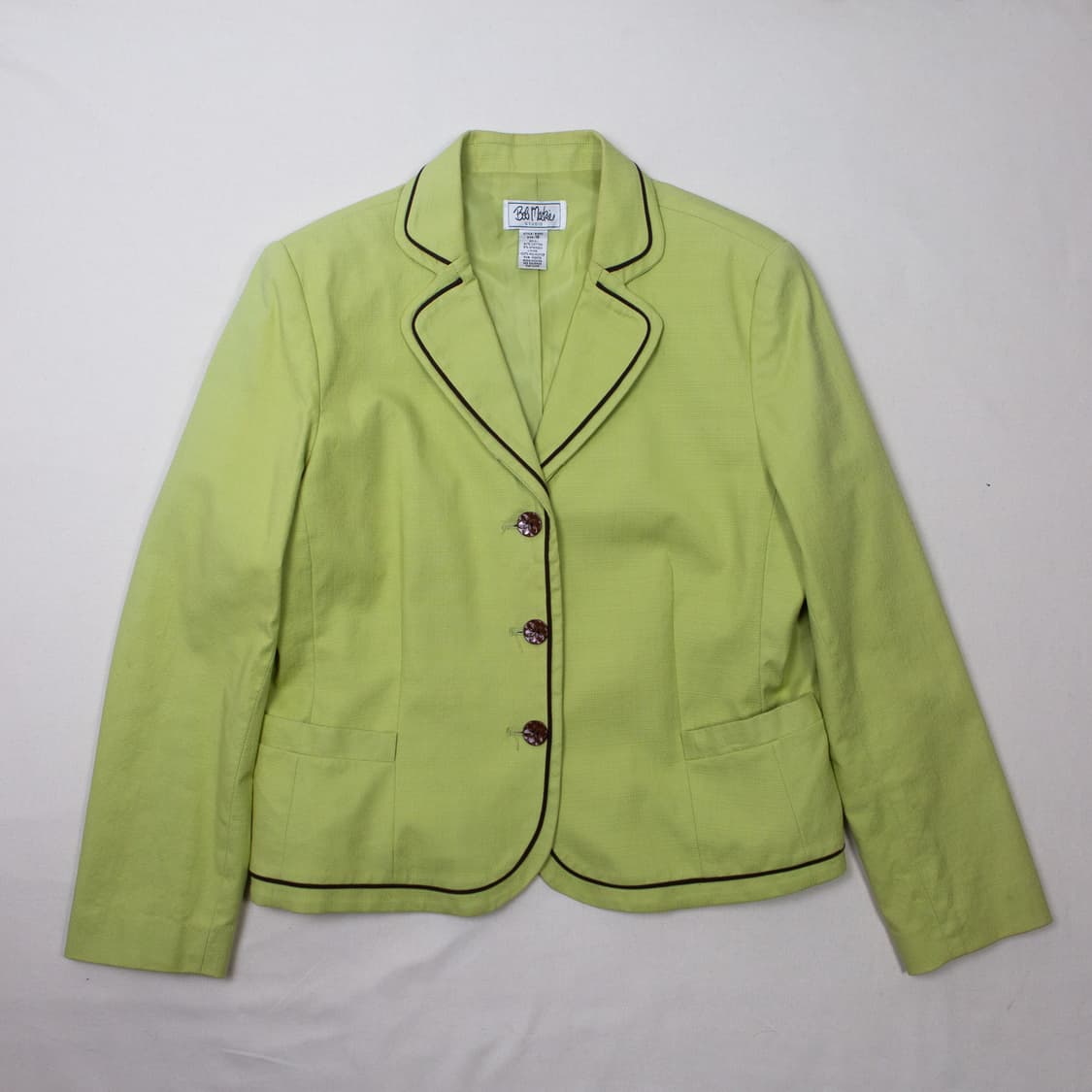 밥 맥키 스튜디오 트위드 블레이저 자켓 파스텔 상품이미지4