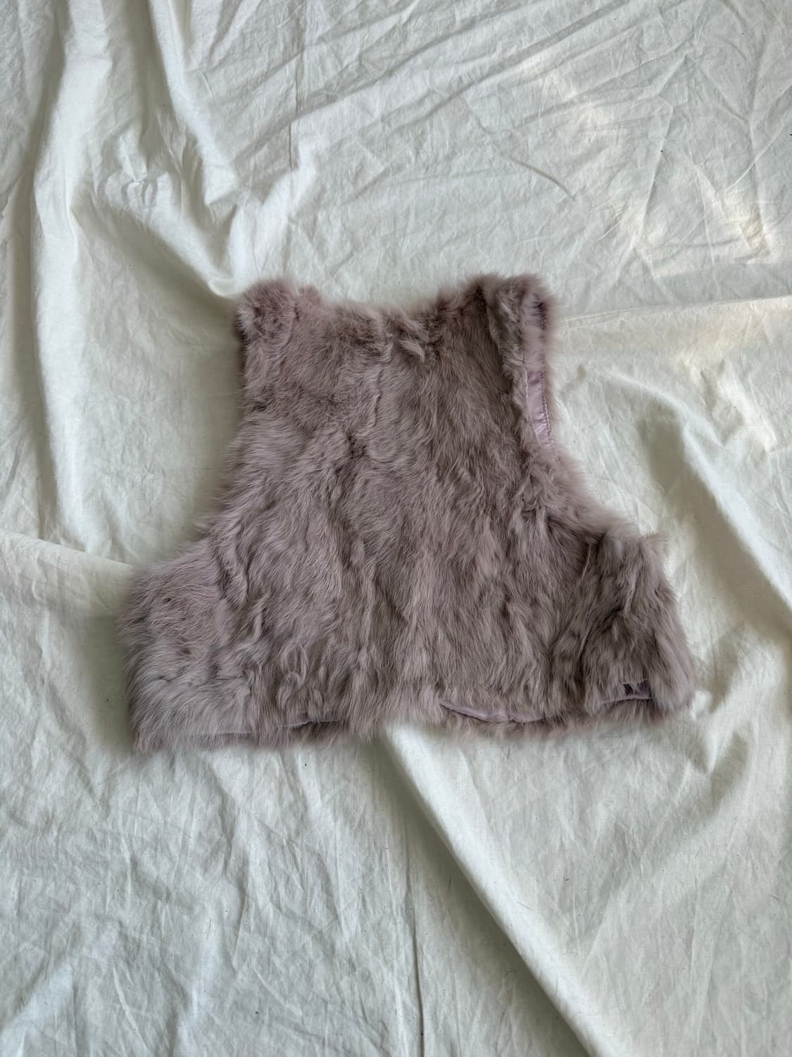 인디핑크 래빗퍼 크롭 베스트  상품이미지5