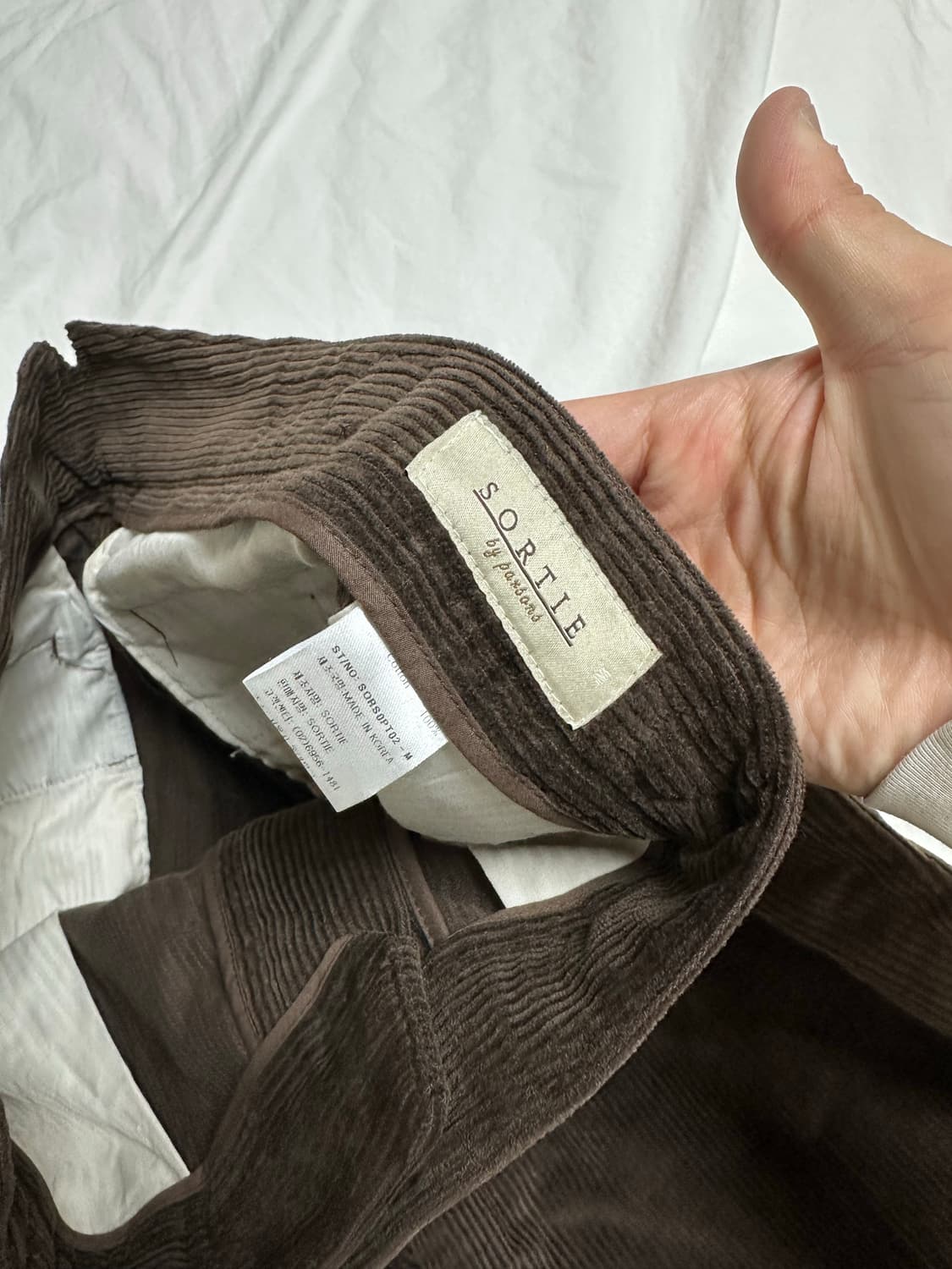 M) 솔티 코듀로이 팬츠 팝니다 상품이미지4