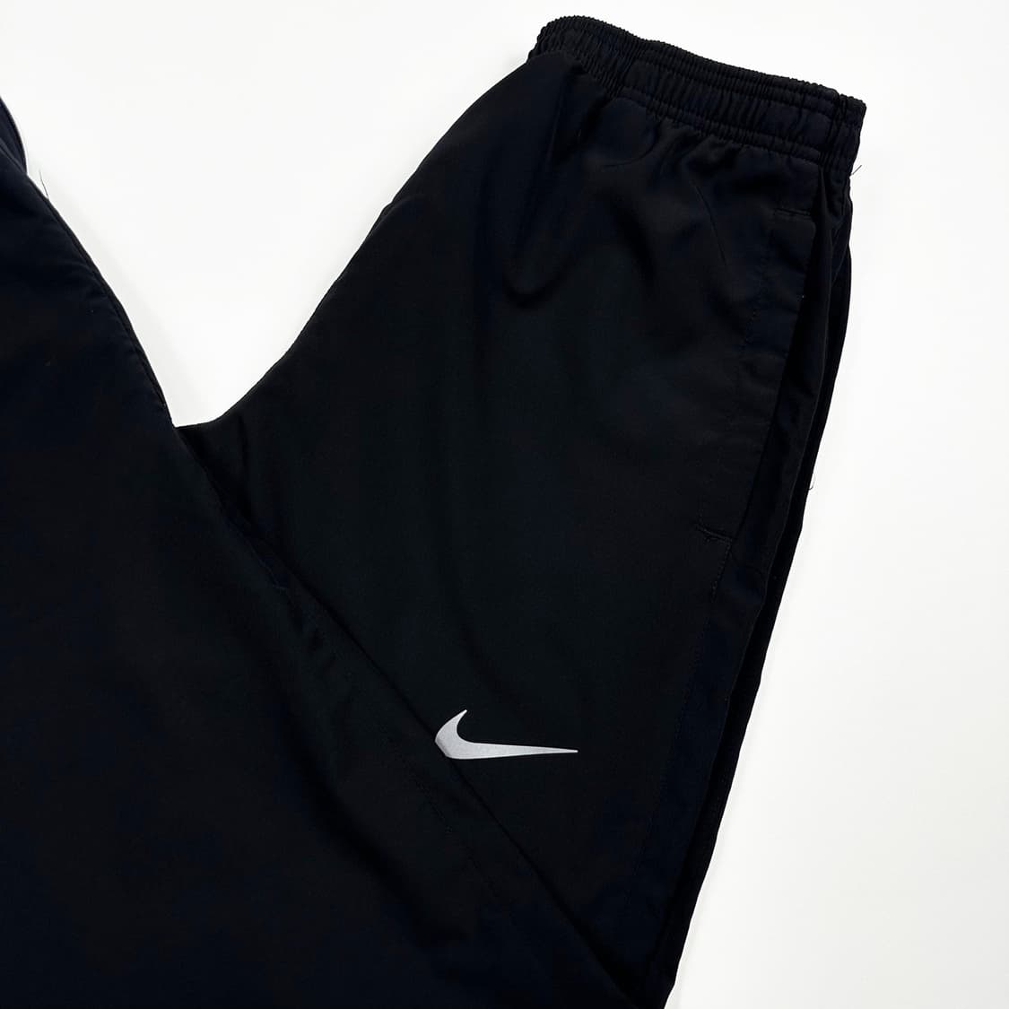 나이키 스우시 드라이 핏 블랙 우븐팬츠 (M) 상품이미지1