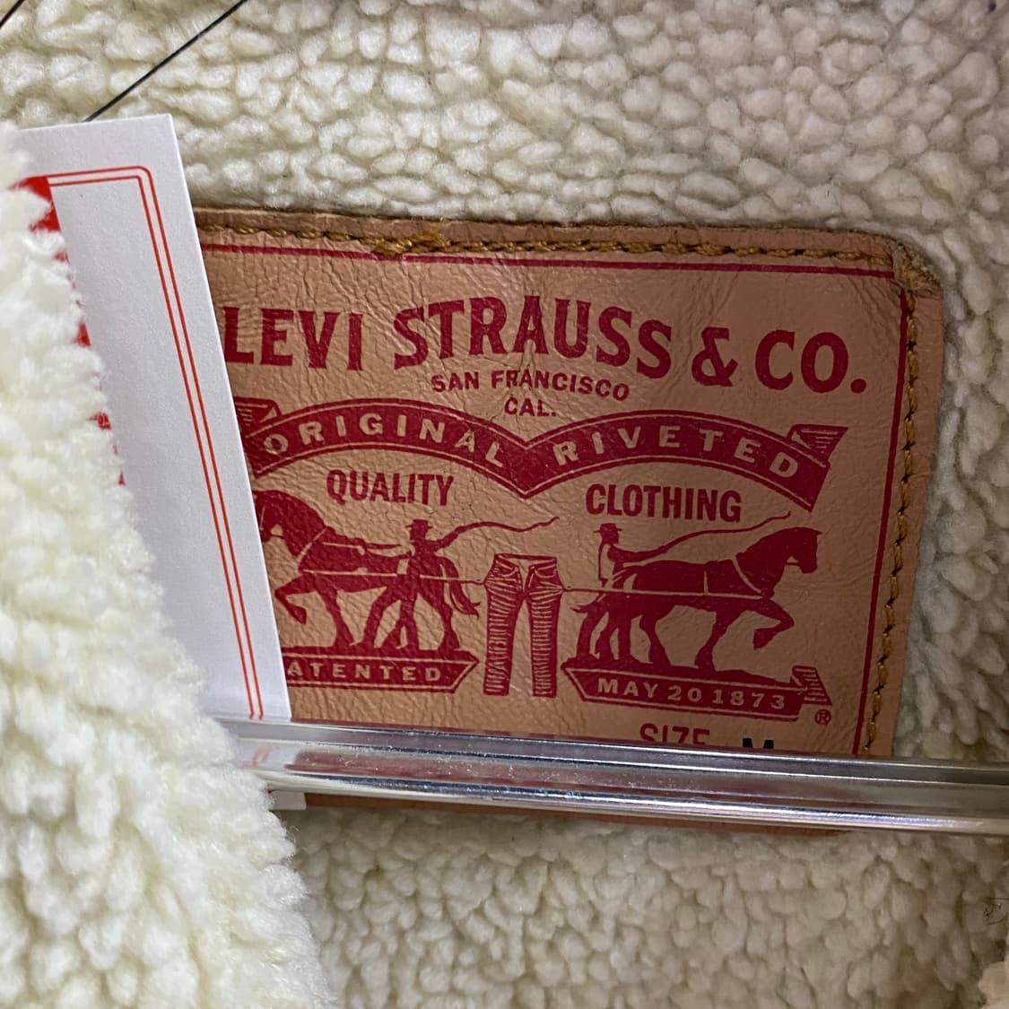 리바이스 레드 탭 양털 데님 자켓 B3101 상품이미지4