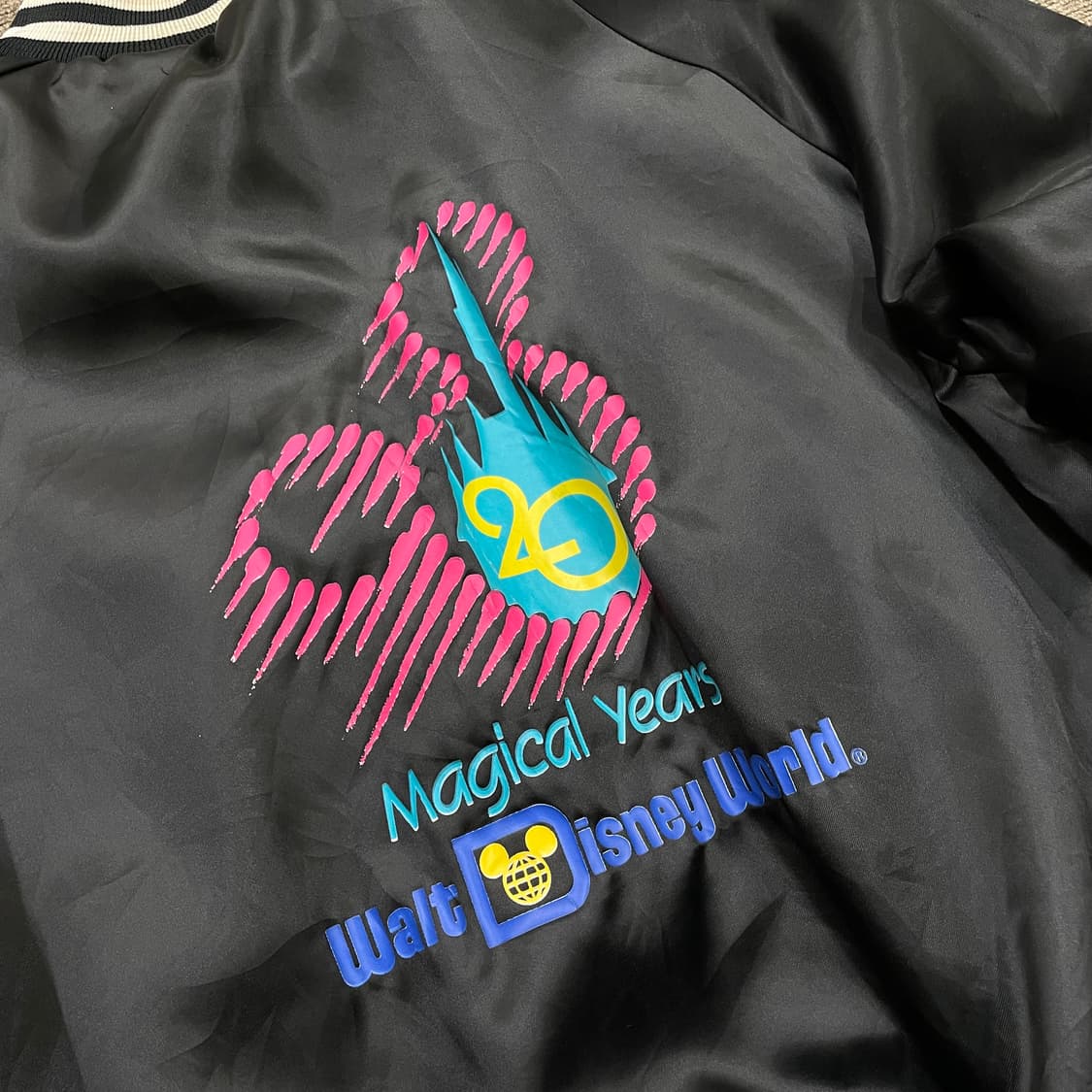 (M) USA Disney 디즈니 나일론 스타디움 바시티 자켓 상품이미지4