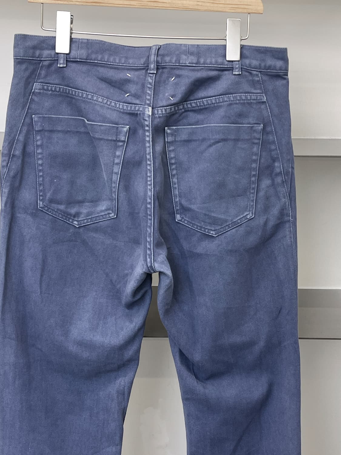 메종 마르지엘라 13fw 백 스티치  데님 진  상품이미지5