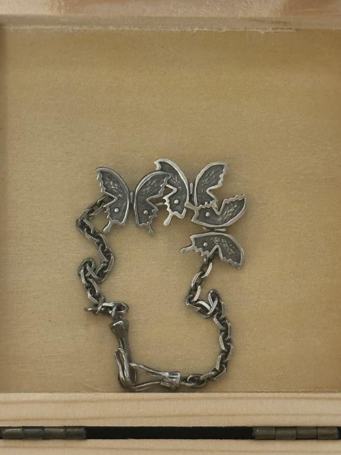 바호스튜디오 나비 925 실버 팔찌 18cm (texture butter 상품이미지4