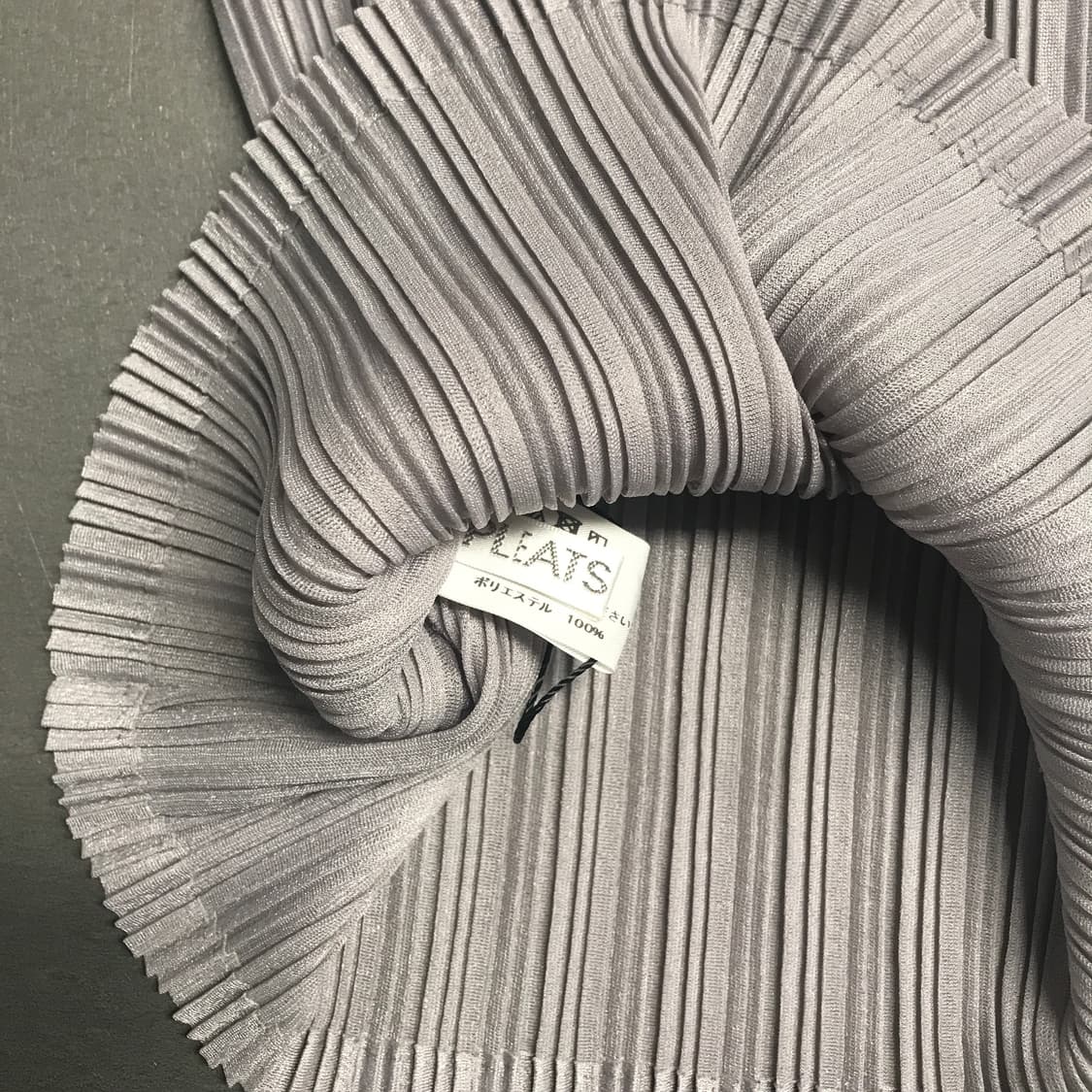 플리츠 플리즈 넥워머 그레이 상품이미지3