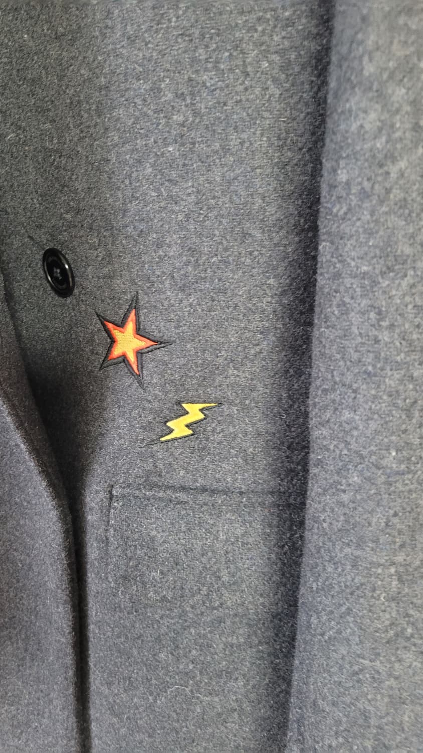 자딕앤볼테르 해골 자수 울 코트 55 상품이미지3