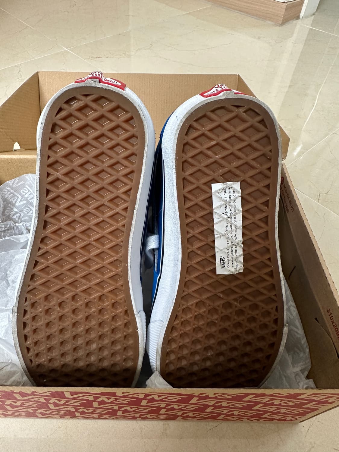 반스 스케이트 하이탑 스니커즈 블루 (240)   상품이미지4