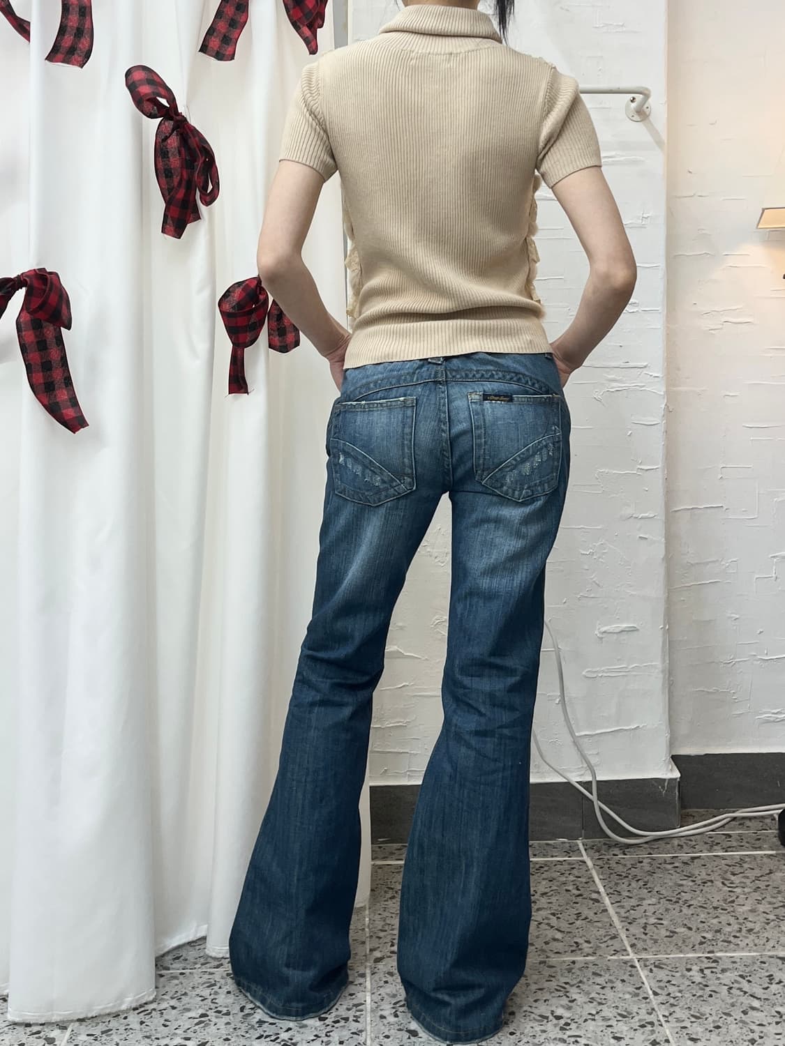 fur detail knit top 상품이미지4