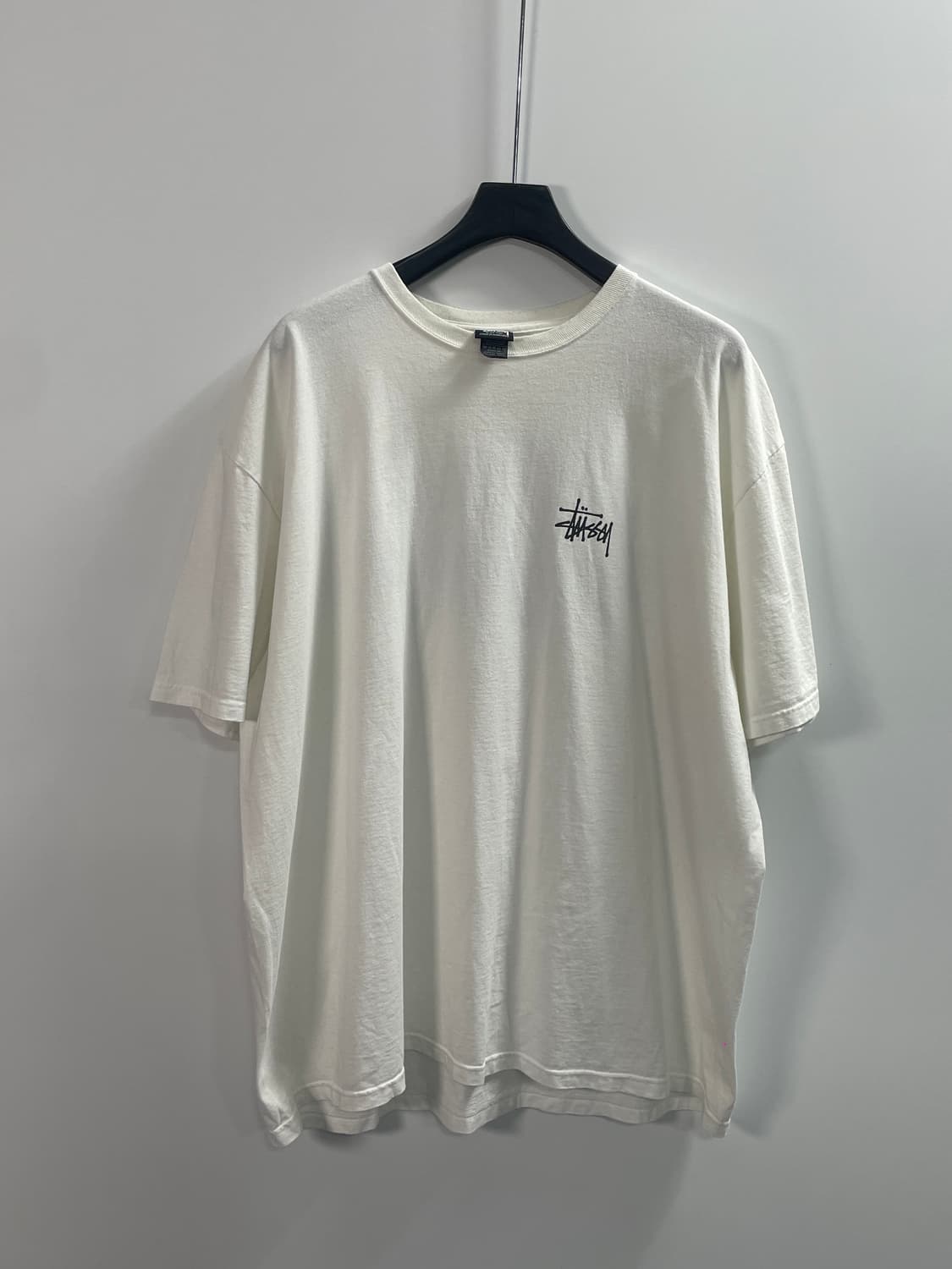 스투시 빅로고 화이트 반팔 티셔츠 (on.426)   상품이미지2