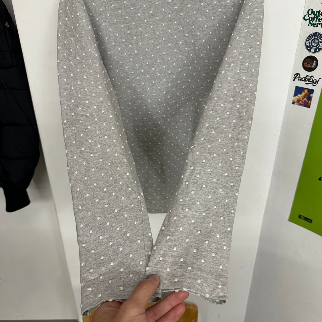 아워레가시 자카드 도트 롱슬리브 상품이미지4