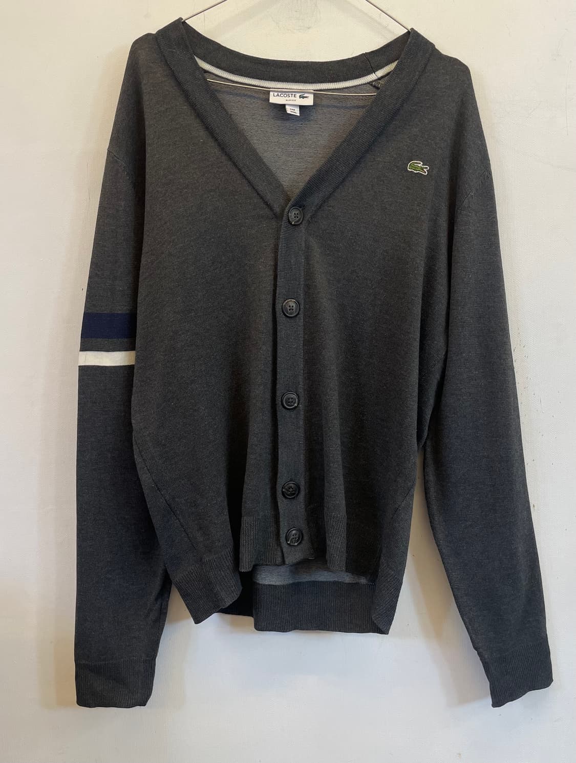 라코스테 니트가디건:) 면100% 면가디건 코튼가디건 상품이미지1