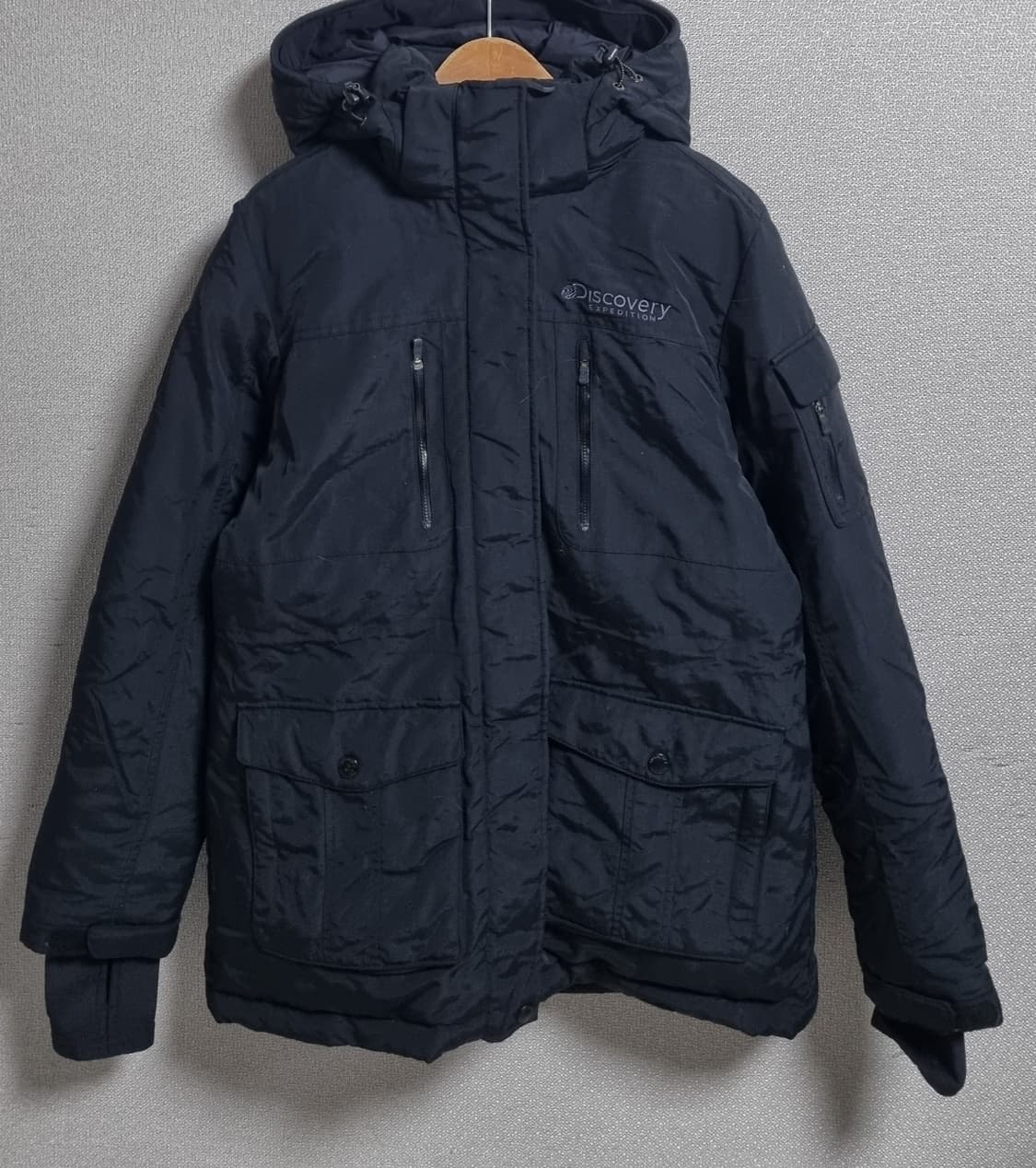 M (66) 디스커버리 블랙 구스다운 패딩 여성 상품이미지1