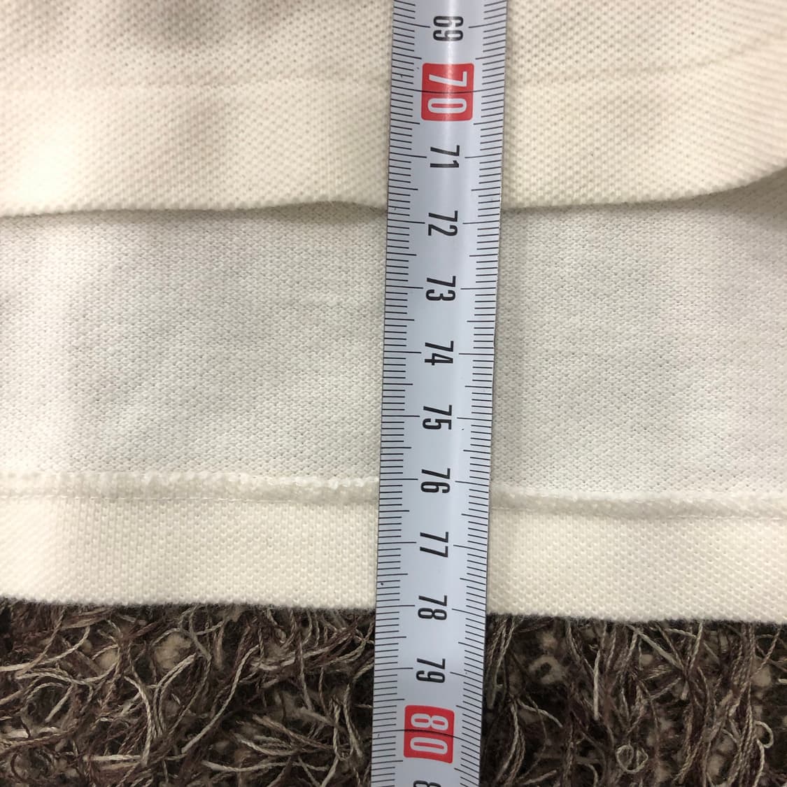 L 폴로 랄프로렌 빅포니 화이트 카라 반팔 티셔츠 상품이미지8