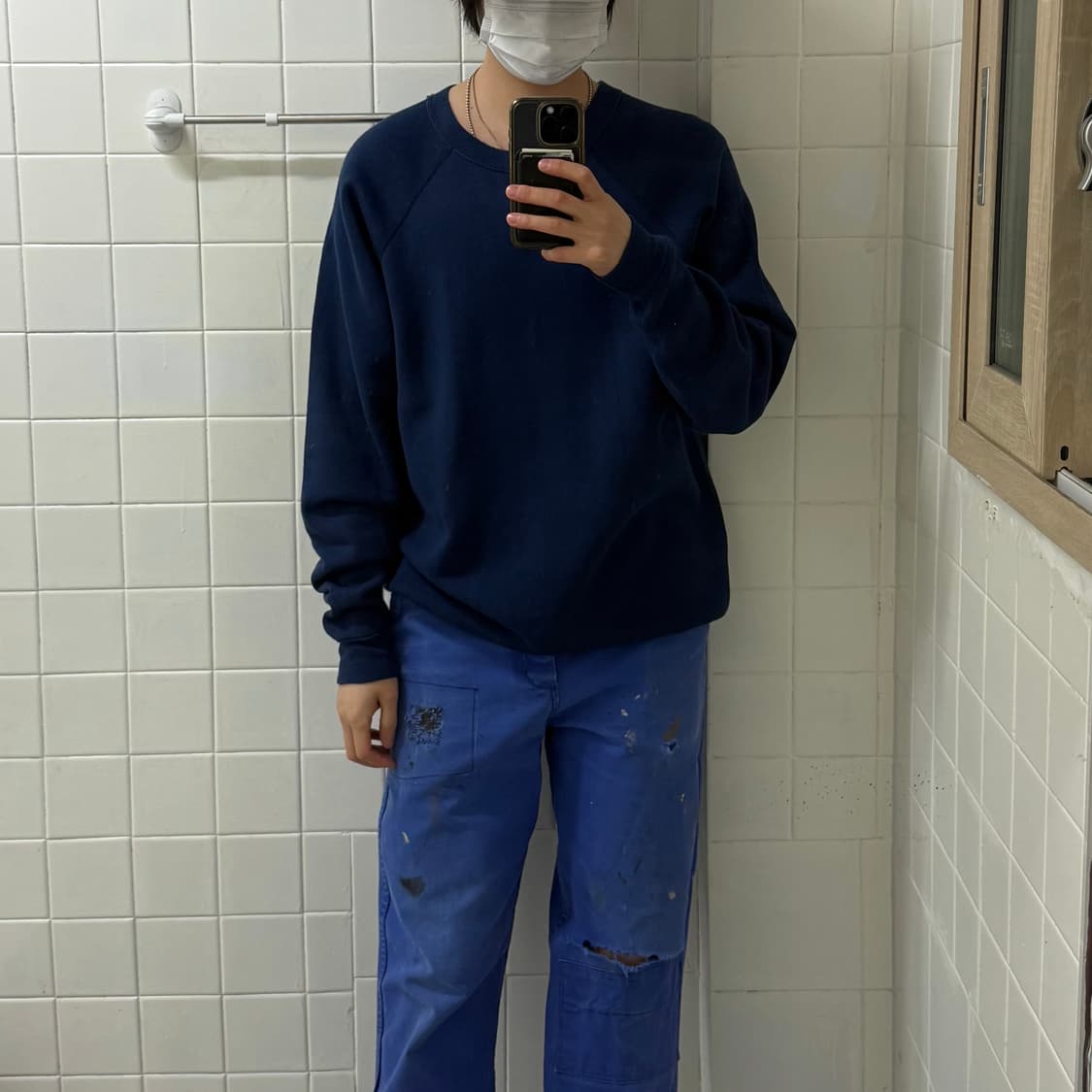 90년대 툴텍스 플레인 스웻셔츠 상품이미지3