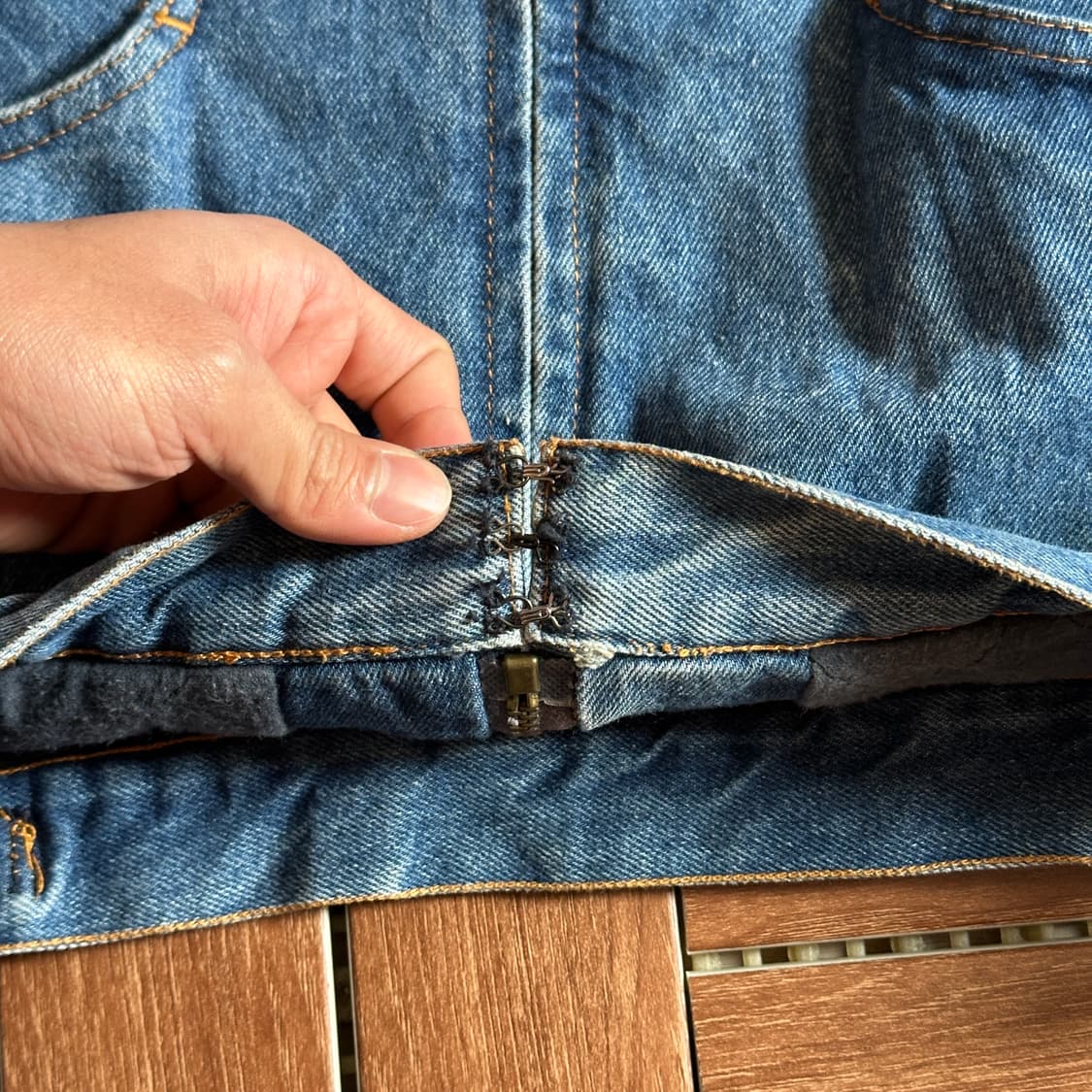 80‘s Jean’s West Italy work denim jacket 상품이미지6