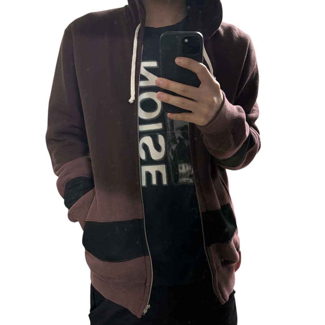 [S] 꼼데가르송 옴므 플러스 에버그린 08AW 블리치 후드집업 상품이미지10