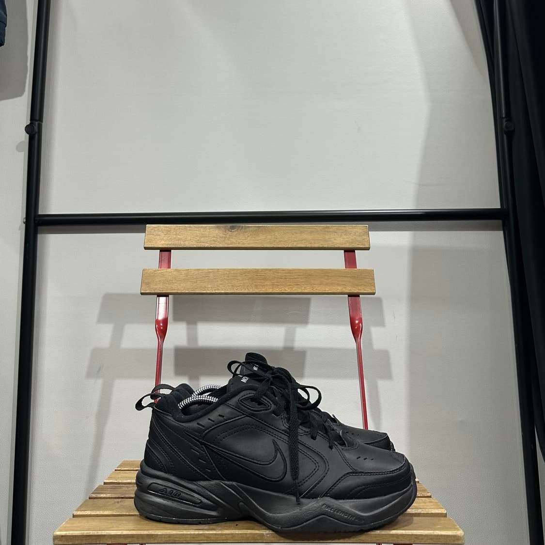 265) 나이키 운동화 남성 남자 신발 에어 모나크 블랙 상품이미지1