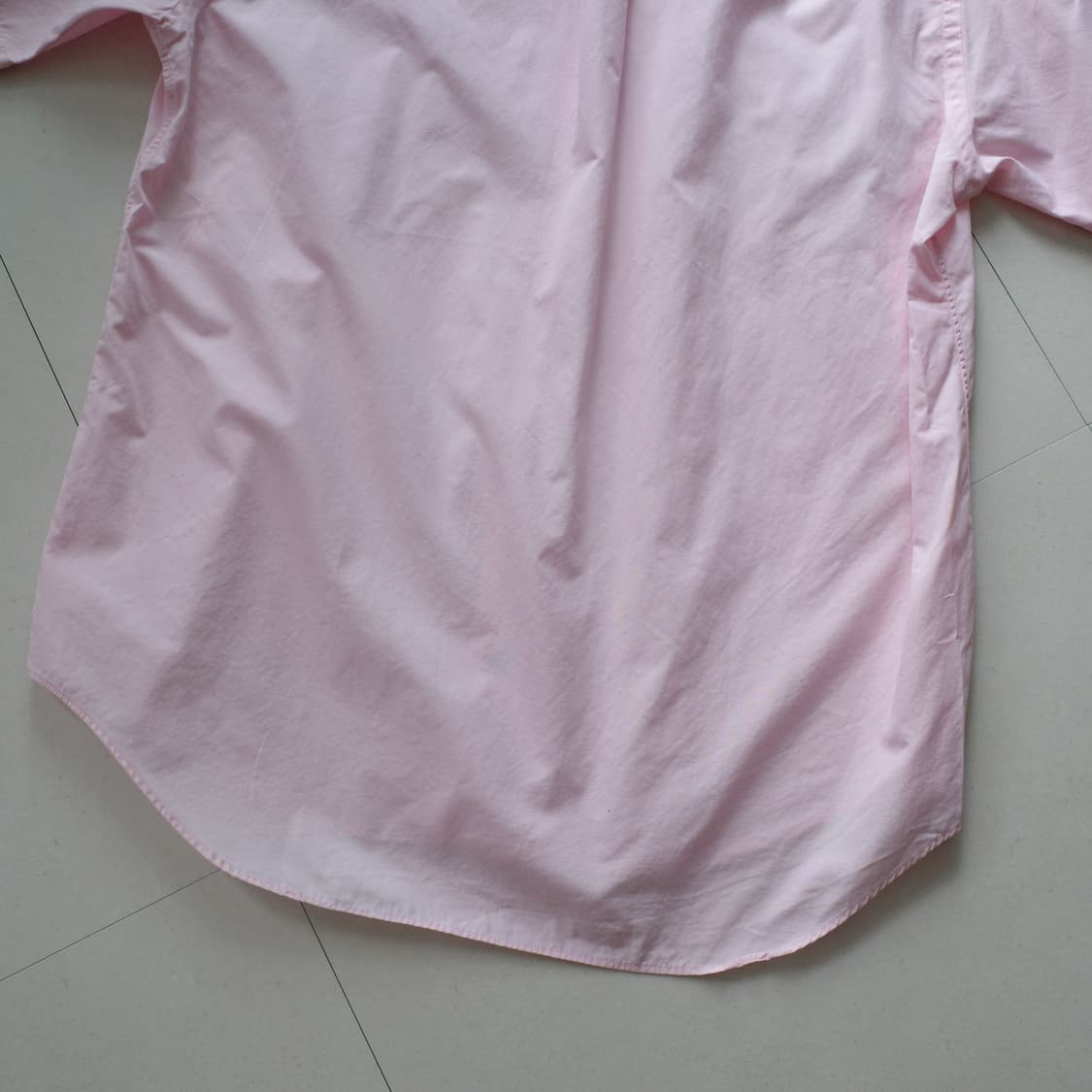 90s 폴로 랄프로렌 블레이크 반팔 핑크 셔츠 (L) 상품이미지10