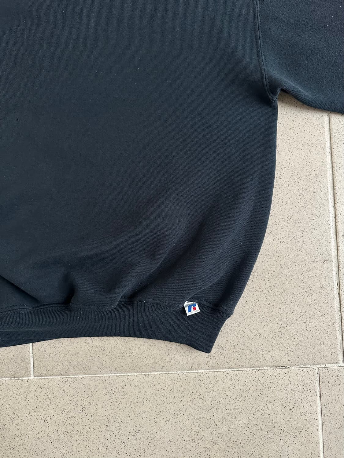 00s 빈티지 러셀 스웻셔츠 블랙 XL 상품이미지3