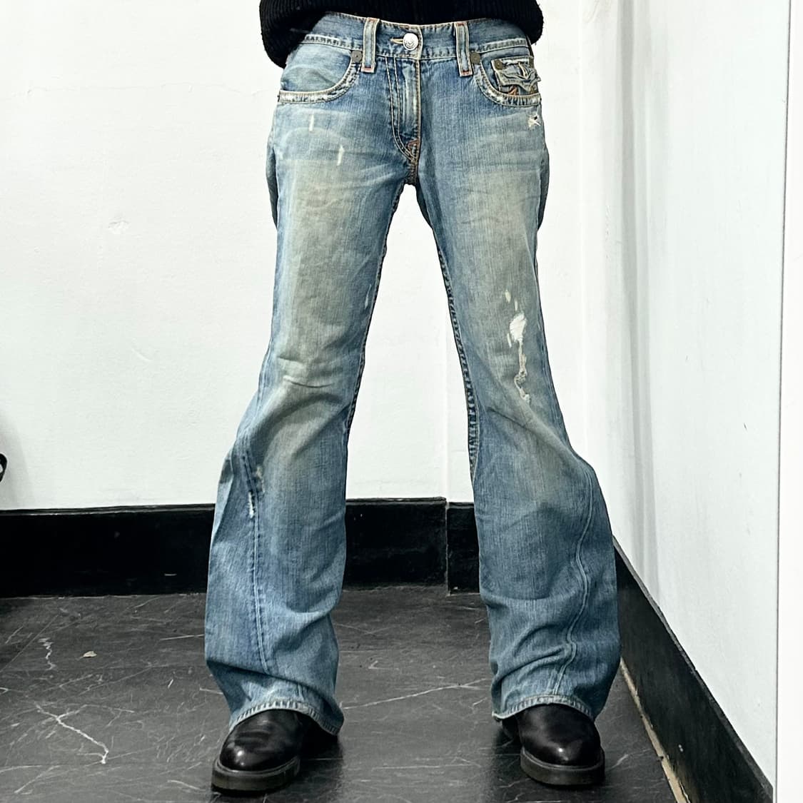 트루릴리전 월드투어 부츠컷 데님 팬츠 상품이미지3