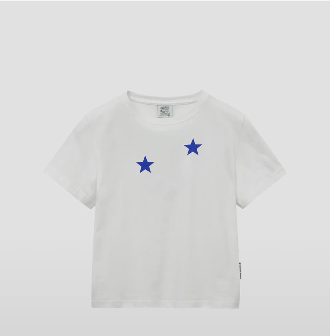 Star tee white crop 상품이미지1