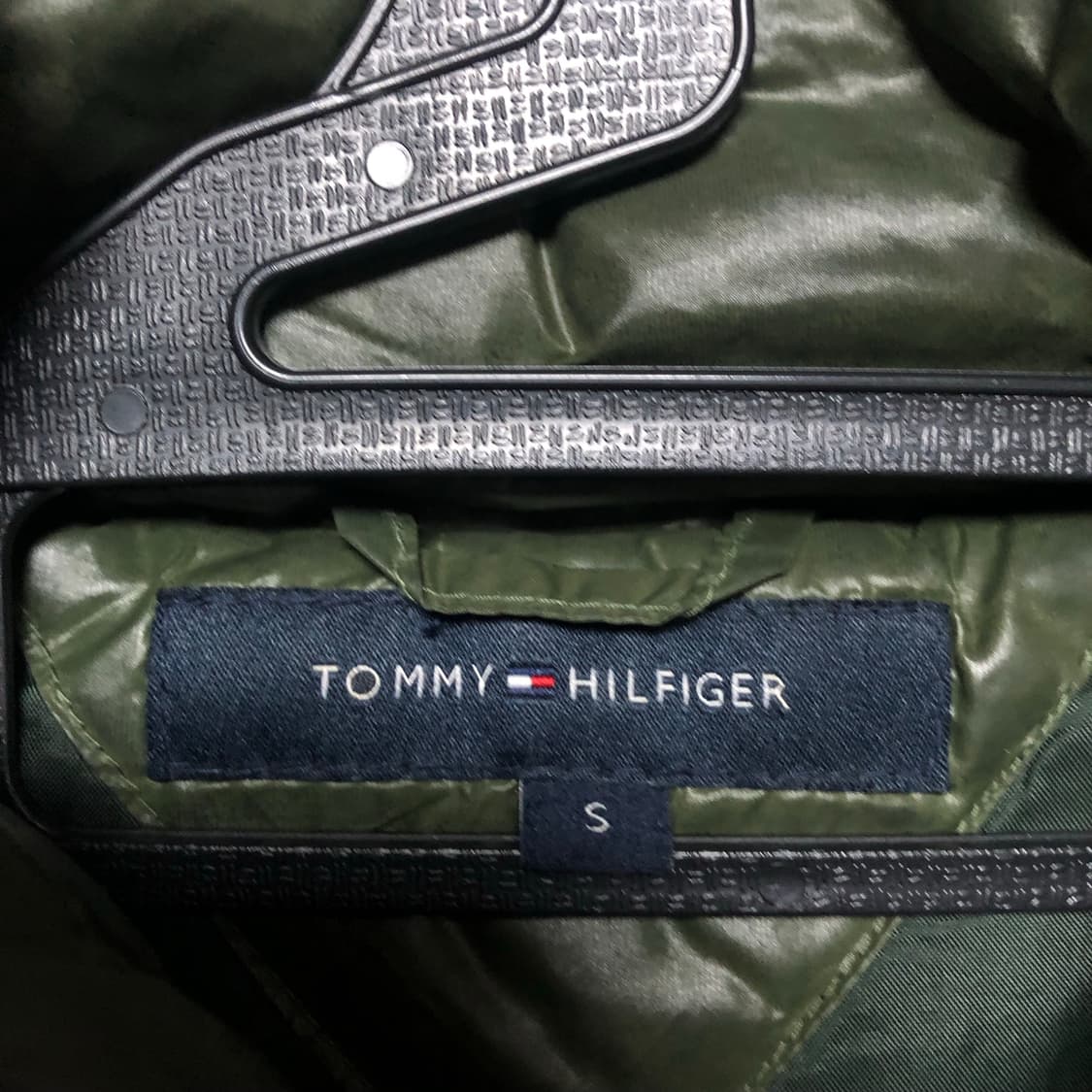 타미힐피거 패딩 자켓 딥카키 다운 상품이미지4