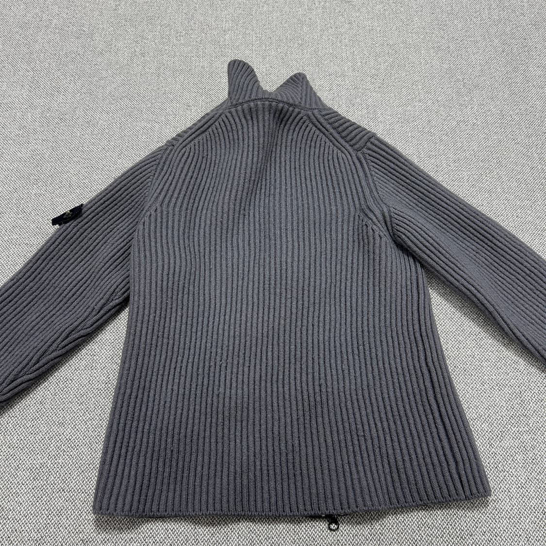 스톤아일랜드 골지 니트집업 가디건(M) 상품이미지6