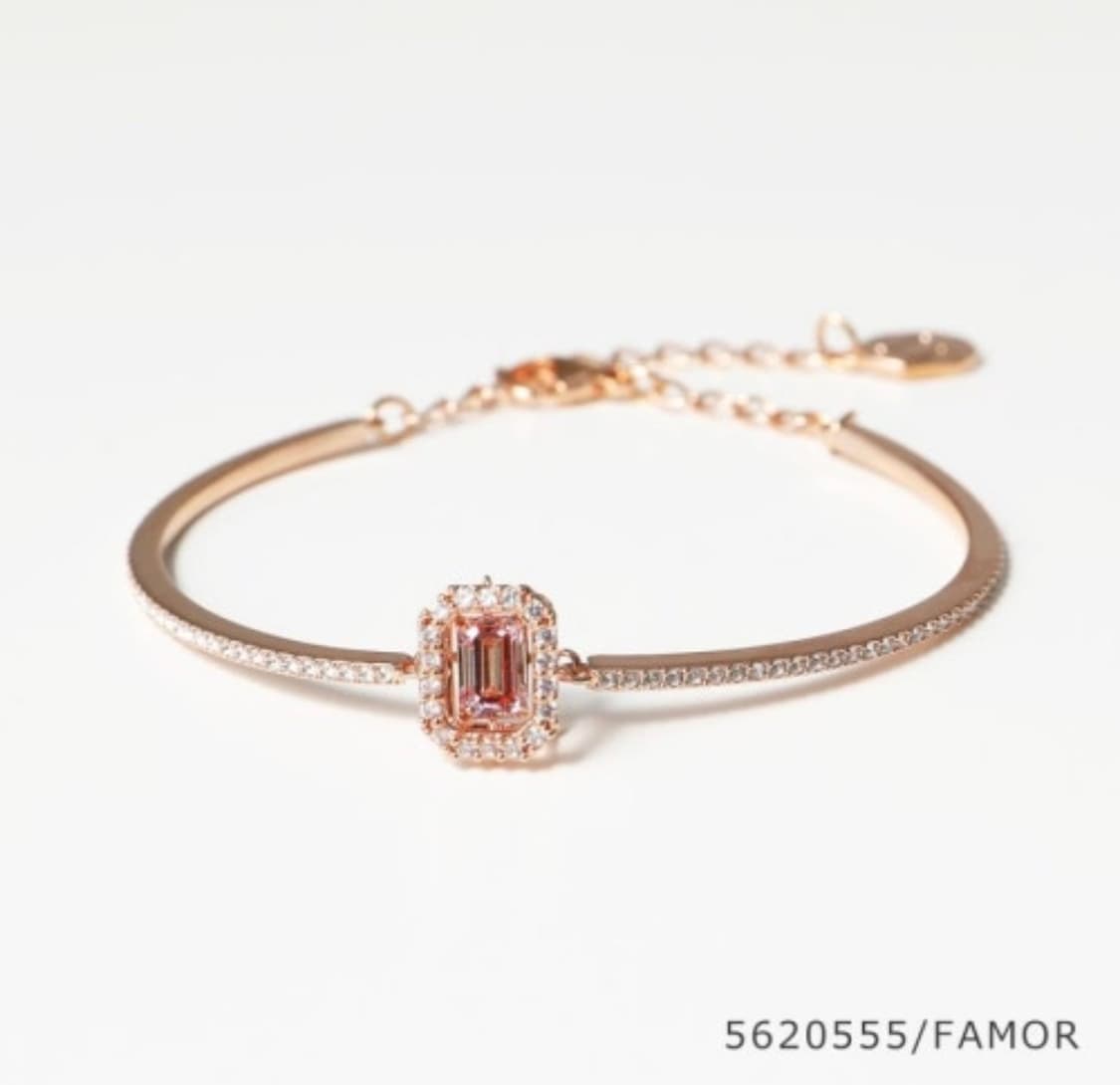 스와로브스키 로즈골드 팔찌 풀박스 상품이미지1