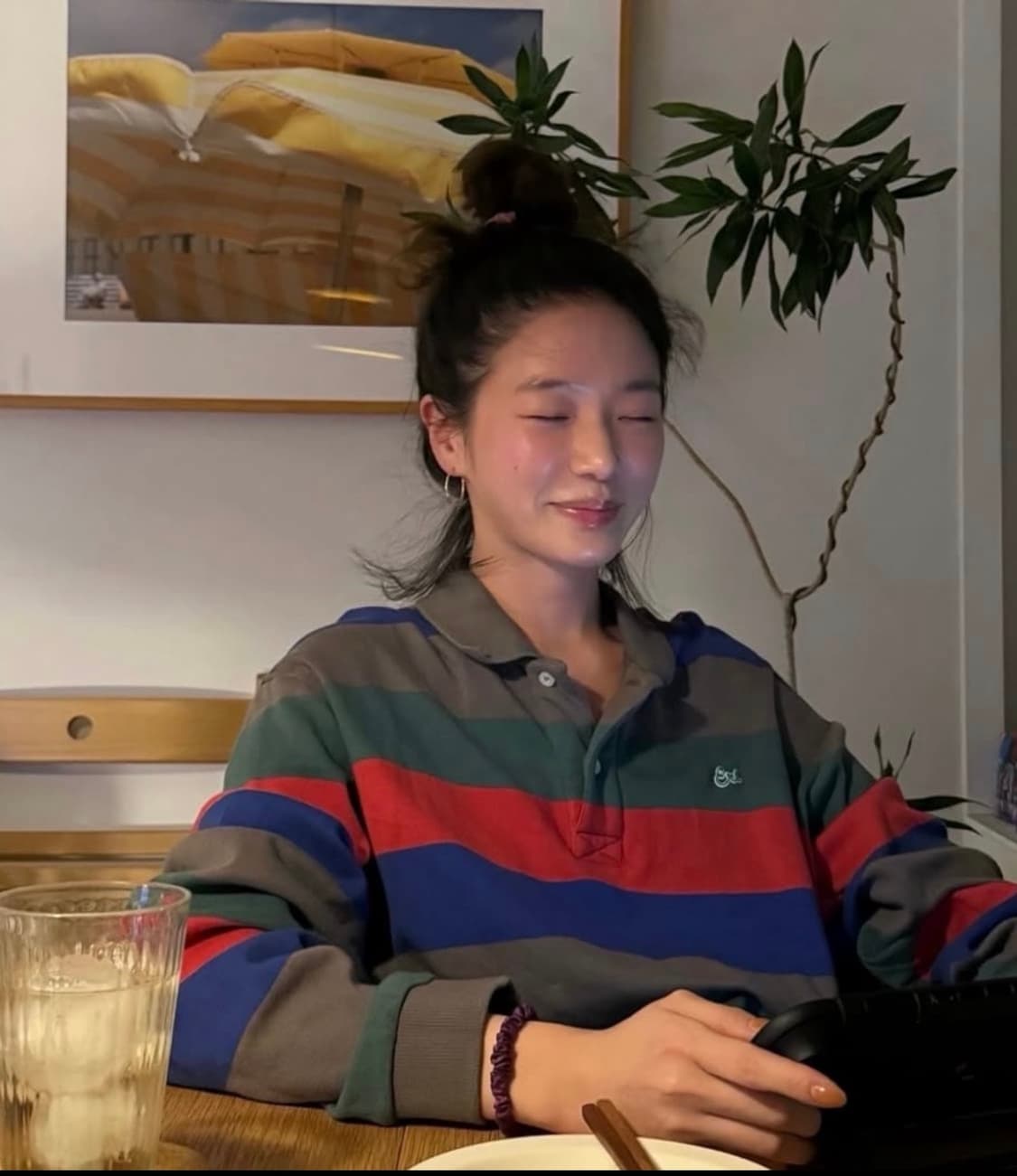 Erl 이알엘 스트라이프 폴로셔츠 25FW M사이즈 상품이미지6