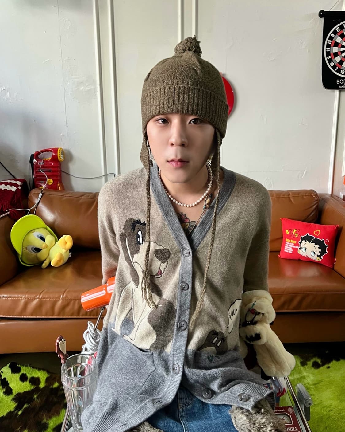 Ray Cassin レイカズン Ear-Muff Wool Beanie 상품이미지4