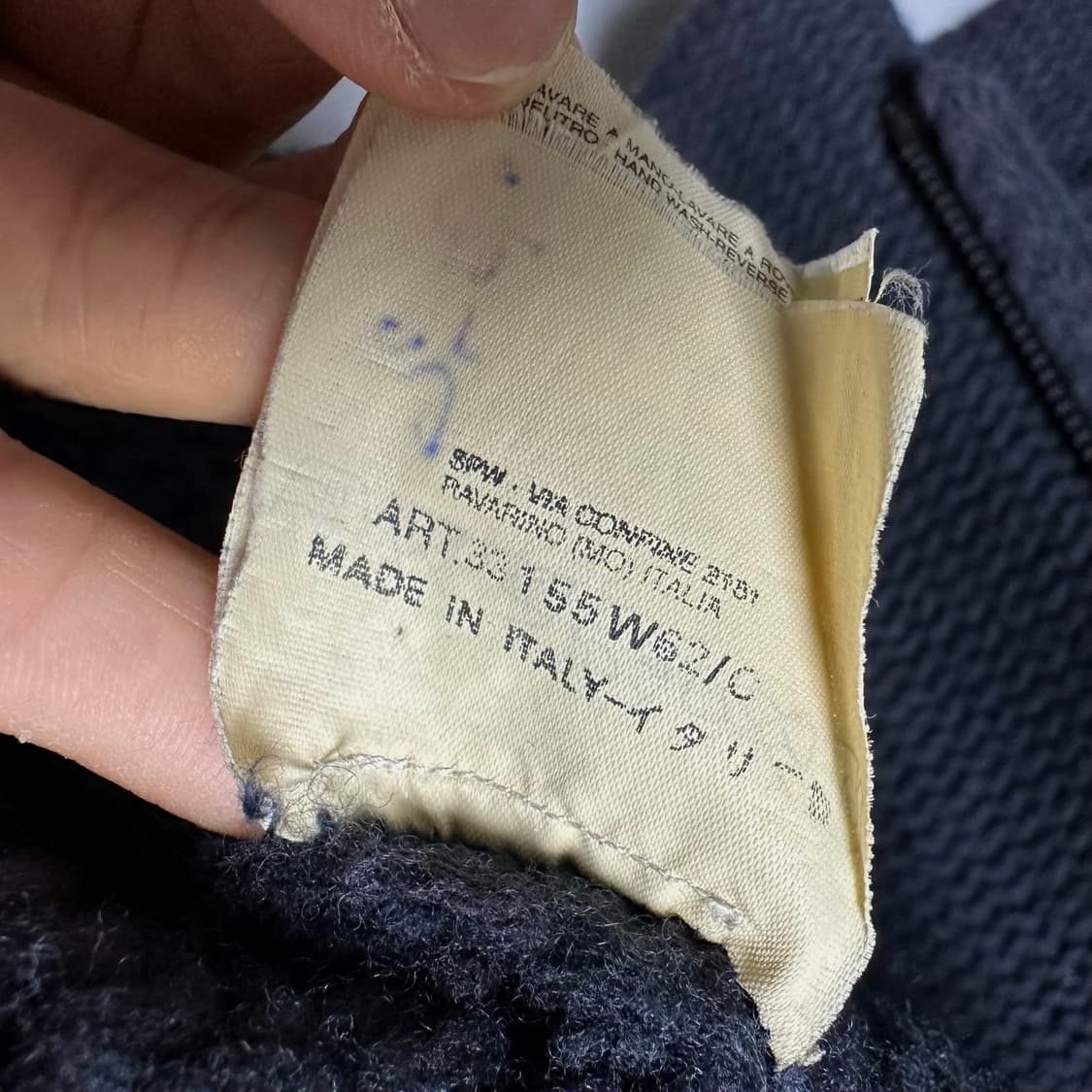 [L]스톤아일랜드 와펜 후드 니트 집업 상품이미지6