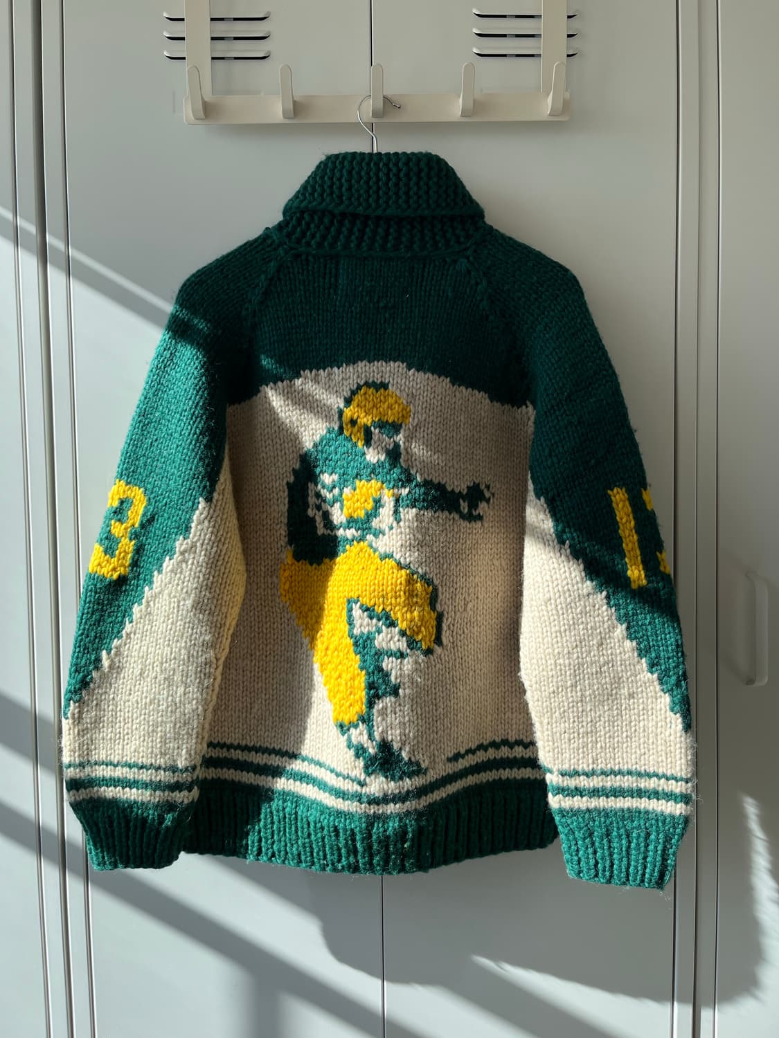 Made in canada 럭비공 리얼 헤비 울니트 코위찬 상품이미지2