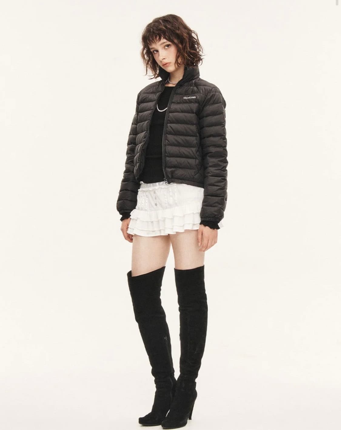 쓰리타임즈 경량 패딩 Bunny light down jacket M 상품이미지1