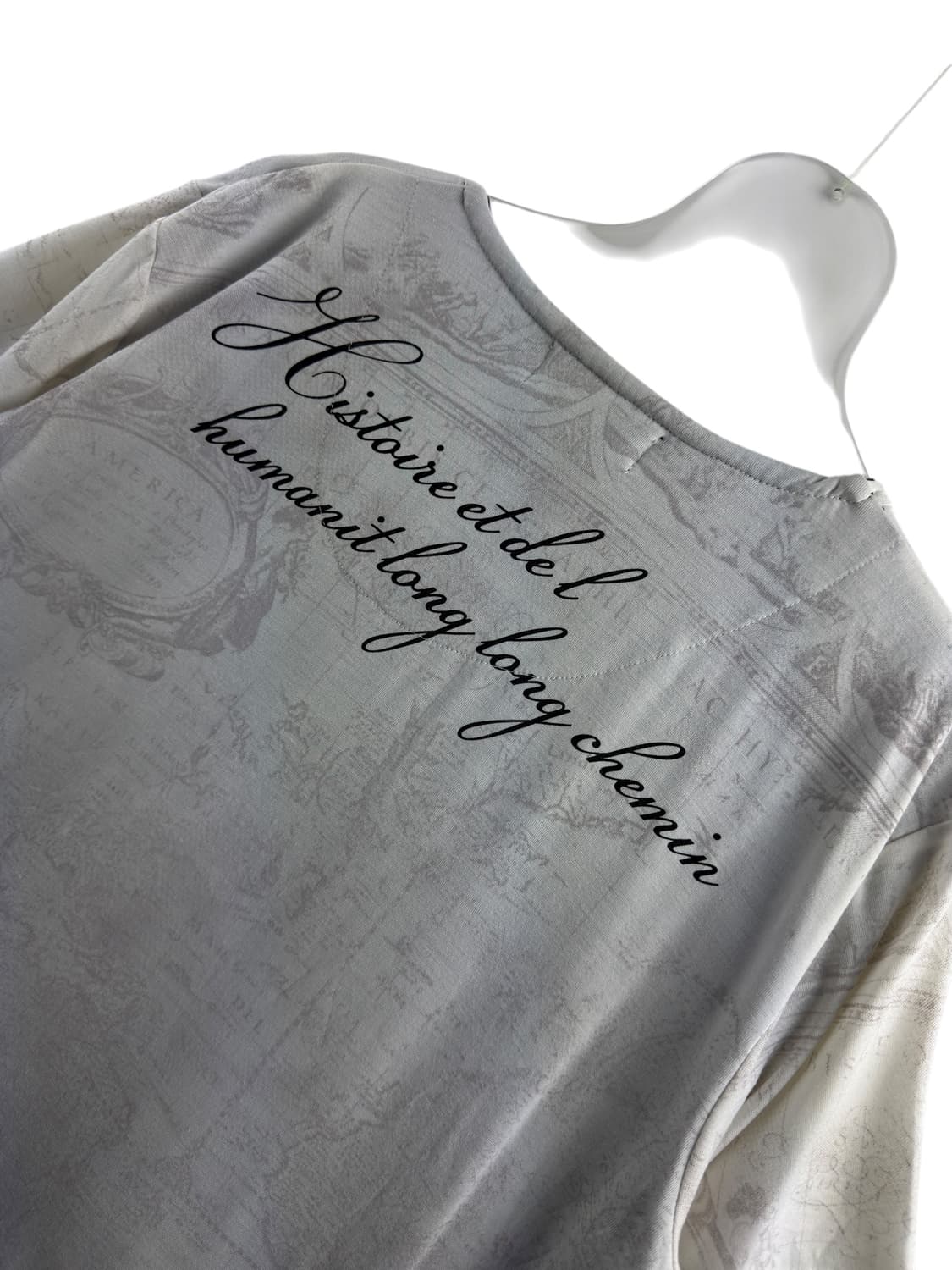 JPN Y2K 레터링 지퍼 슬리브1239 상품이미지5