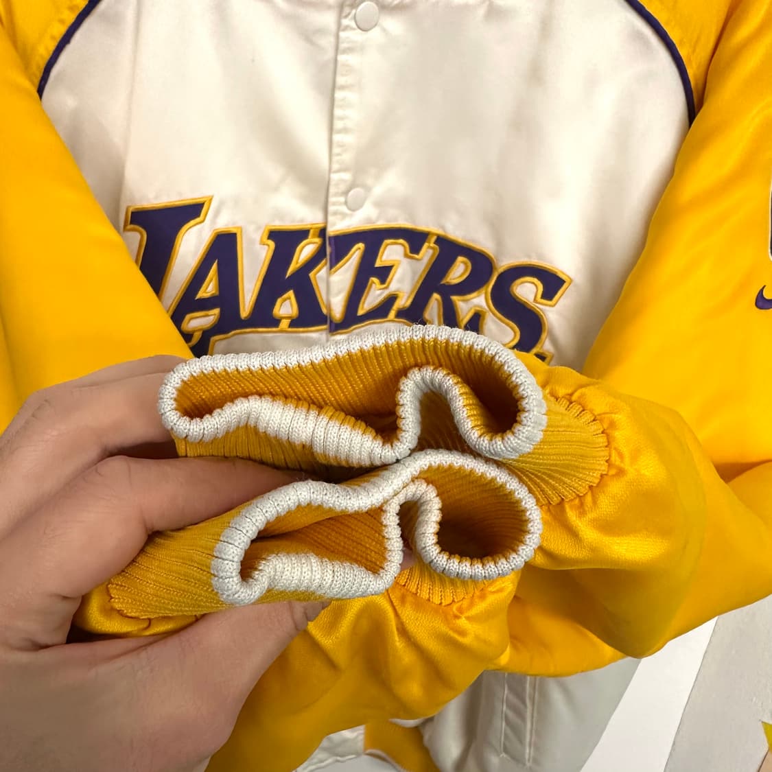 90‘s 나이키 LA레이커스 바시티 자켓 상품이미지6