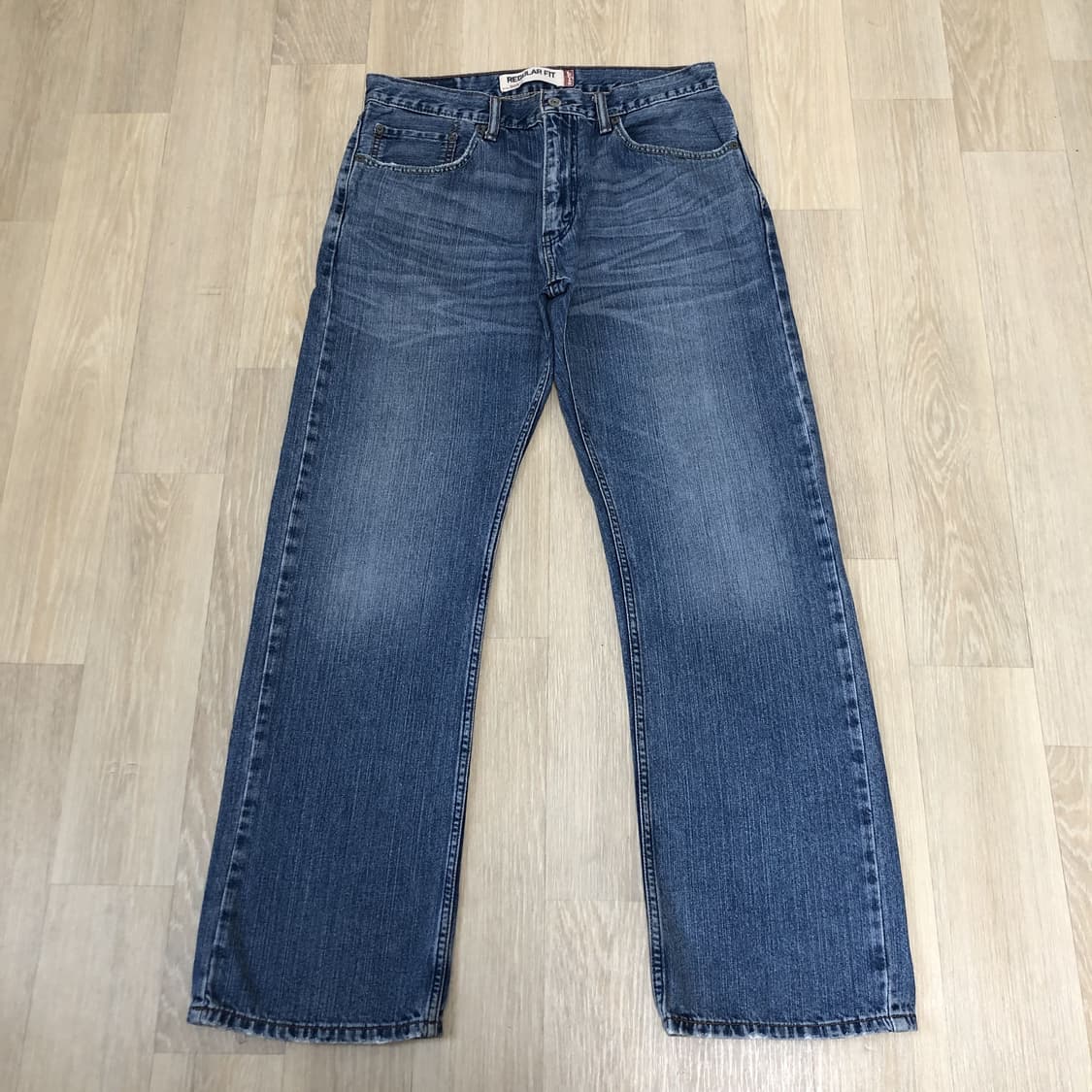 (30) 리바이스 Levi's 505 중청 워시드 레귤러핏 데님 상품이미지1