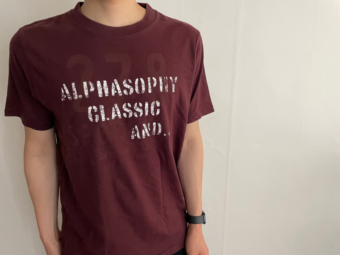 ALPHASOPHY cotton T shirts 상품이미지1