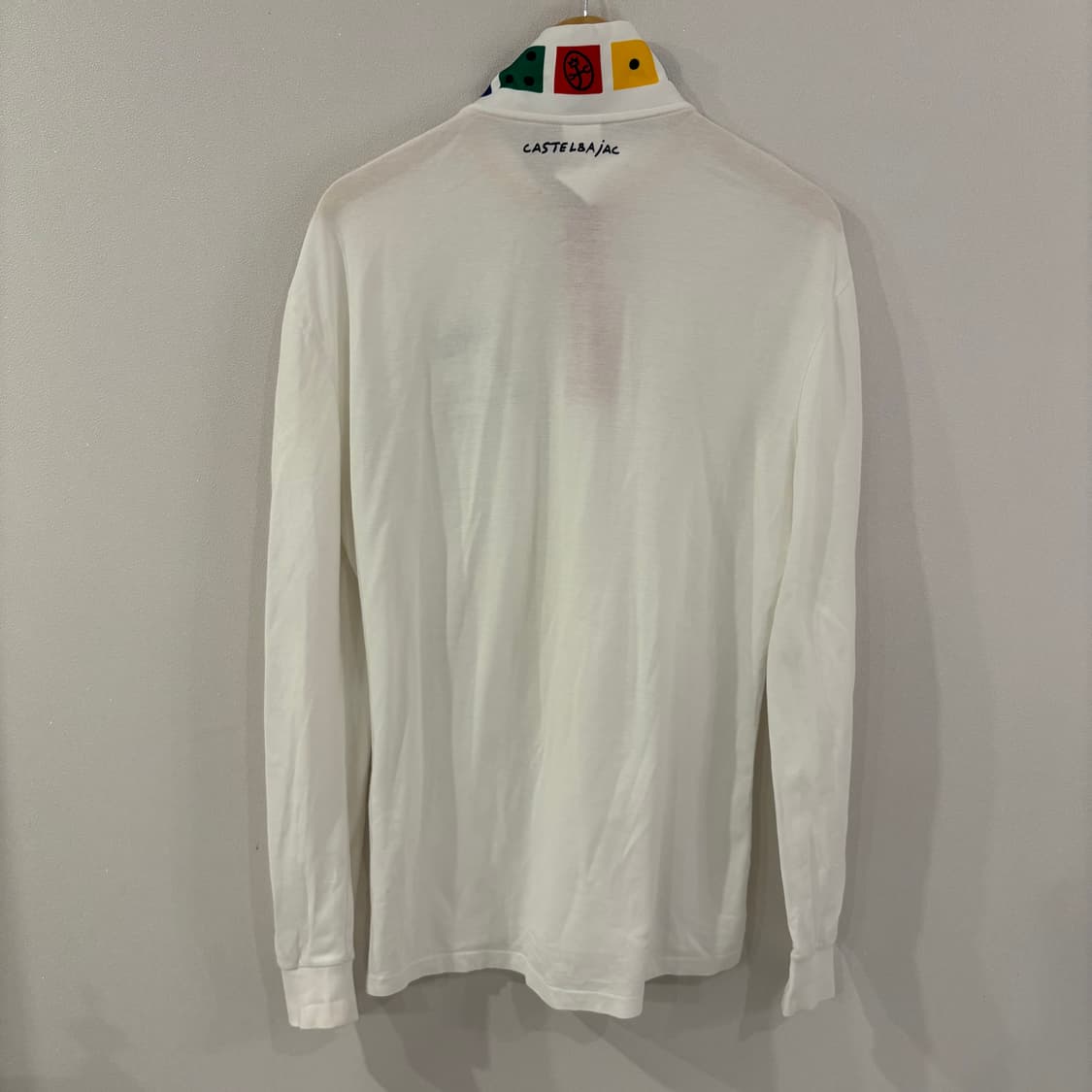 까스텔바쟉 화이트 긴팔 폴로티 105 상품이미지5