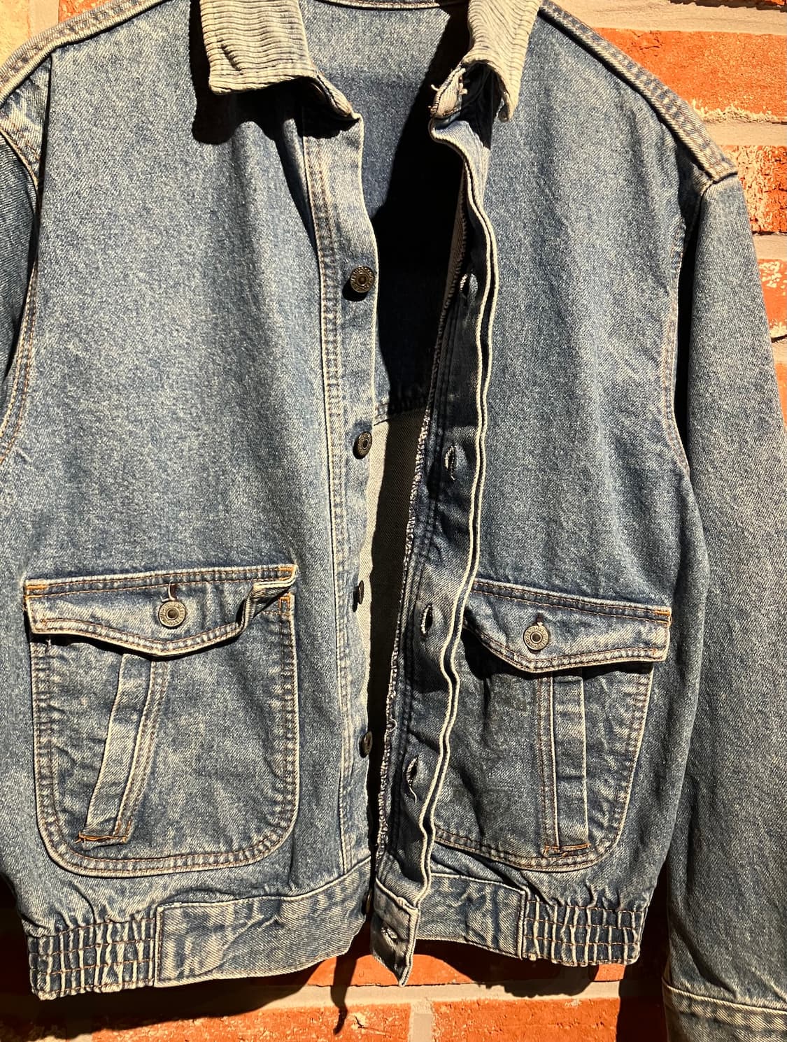 80s 90s USA 빈티지 리바이스 A2 봄버 데님 자켓 상품이미지4