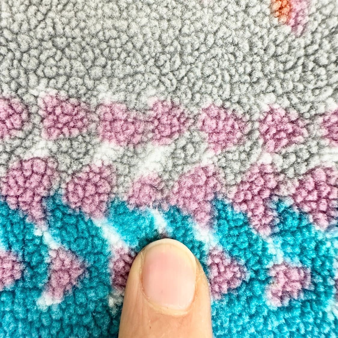 13FW 파타고니아 신칠라 스냅-T 민트/오렌지 아즈텍 패턴 상품이미지5