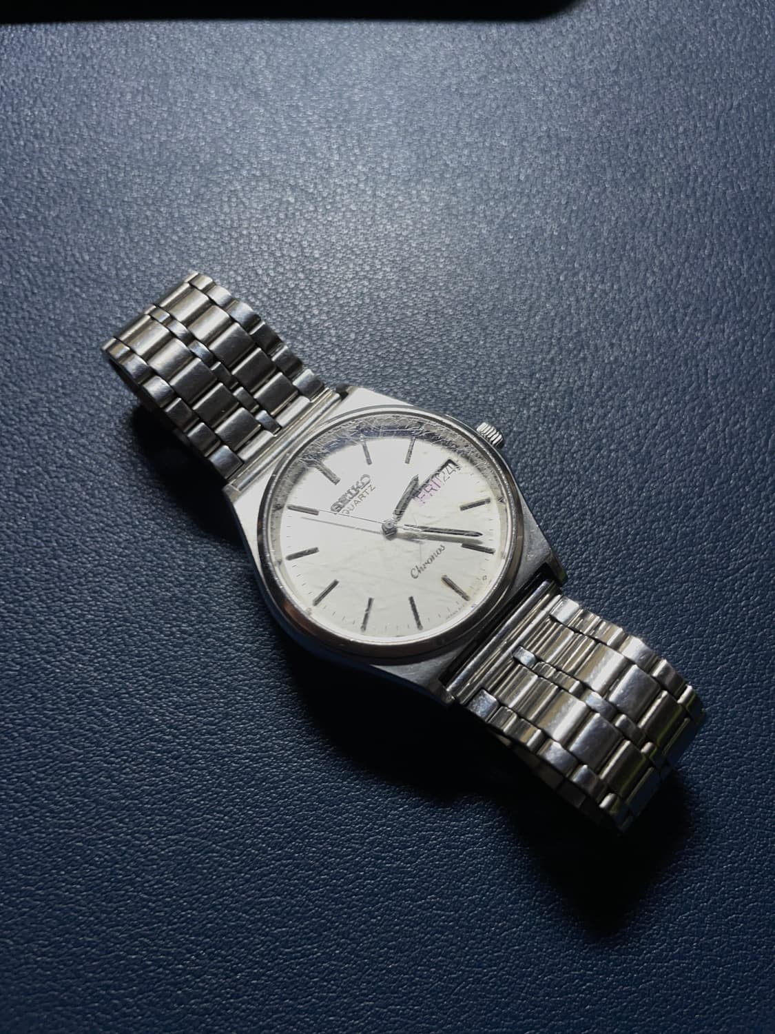 세이코 크로노스 쿼츠 메탈 시계 상품이미지2