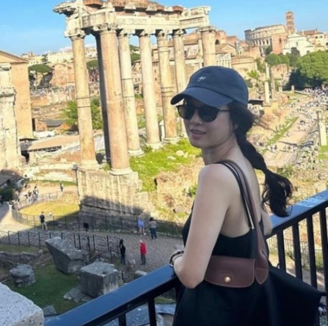 롱샴) 르 플리아쥬 오리지널 L 토트백 블랙 상품이미지4