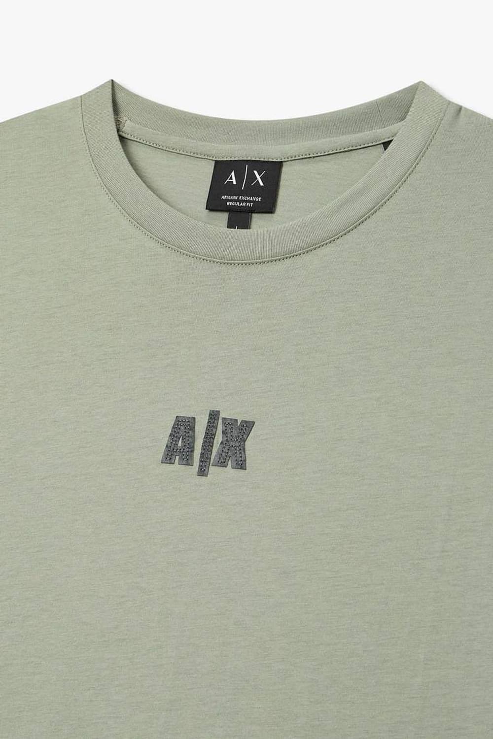 아르마니 스티치 로고 패치 코튼 티셔츠 XL (새상품) 상품이미지3